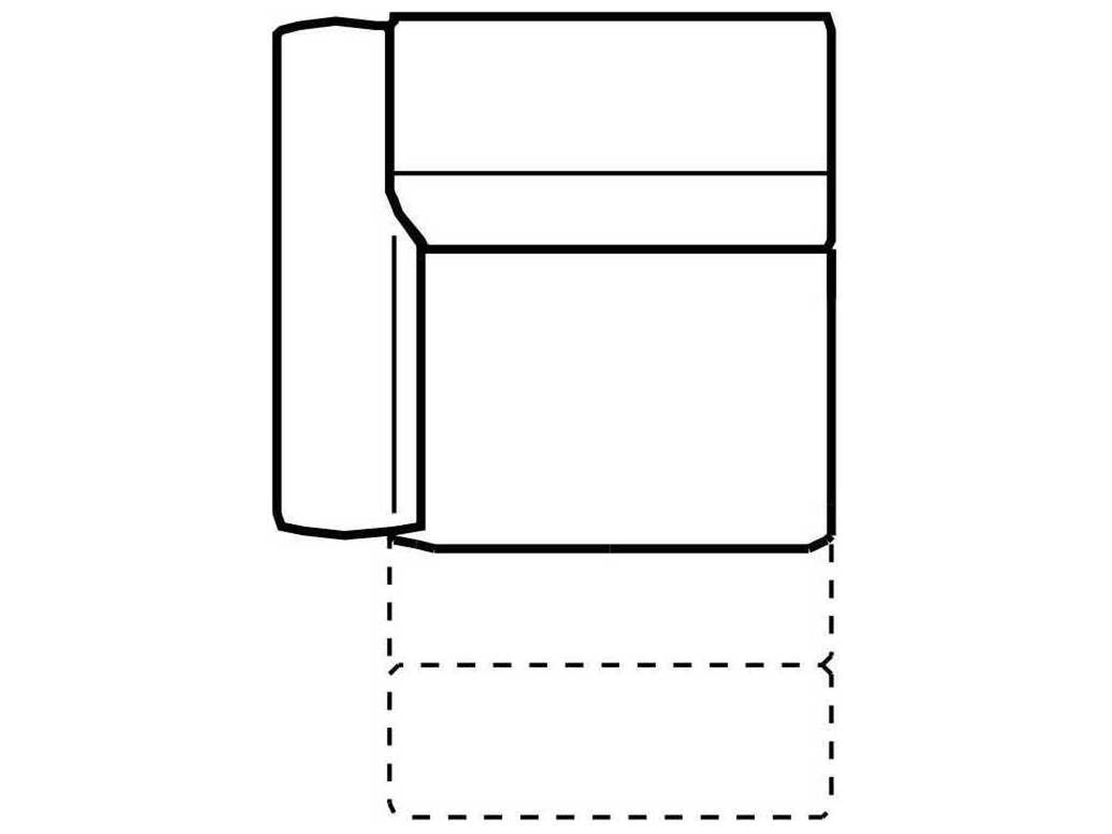 Modus Large Left Arm Facing Chair with Power Recliner