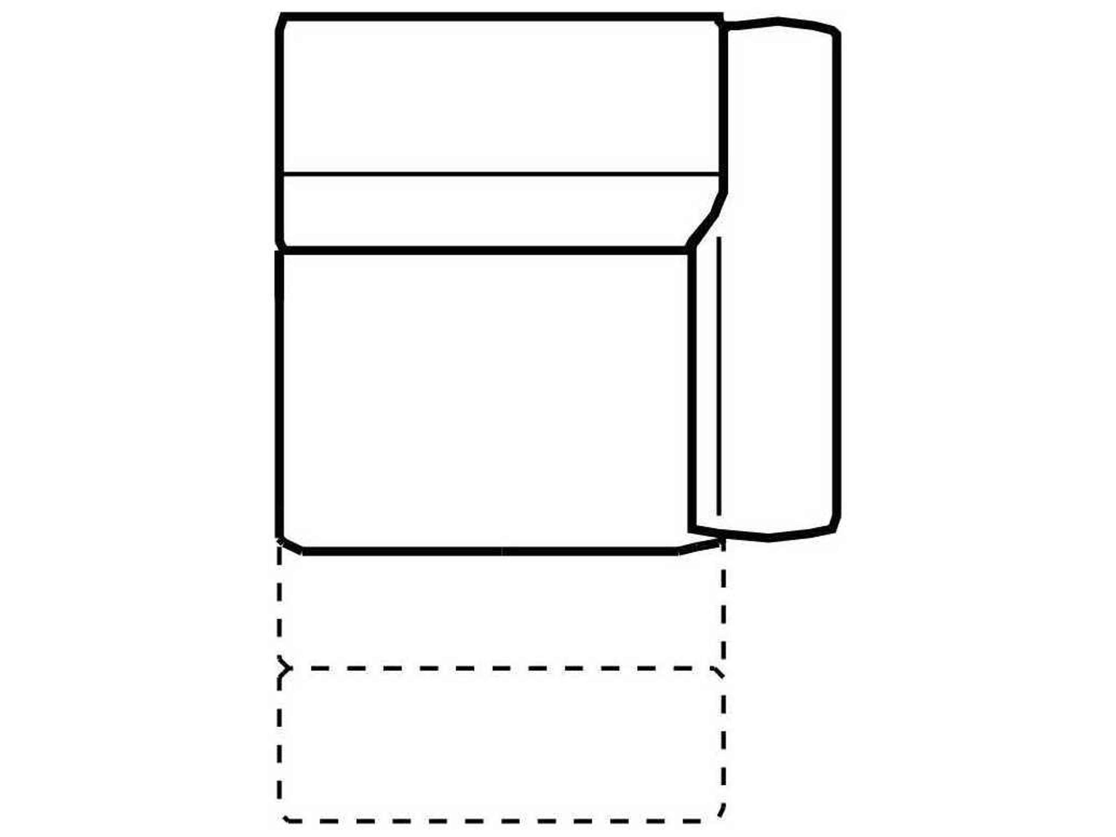 Modus Large Right Arm Facing Chair with Power Recliner