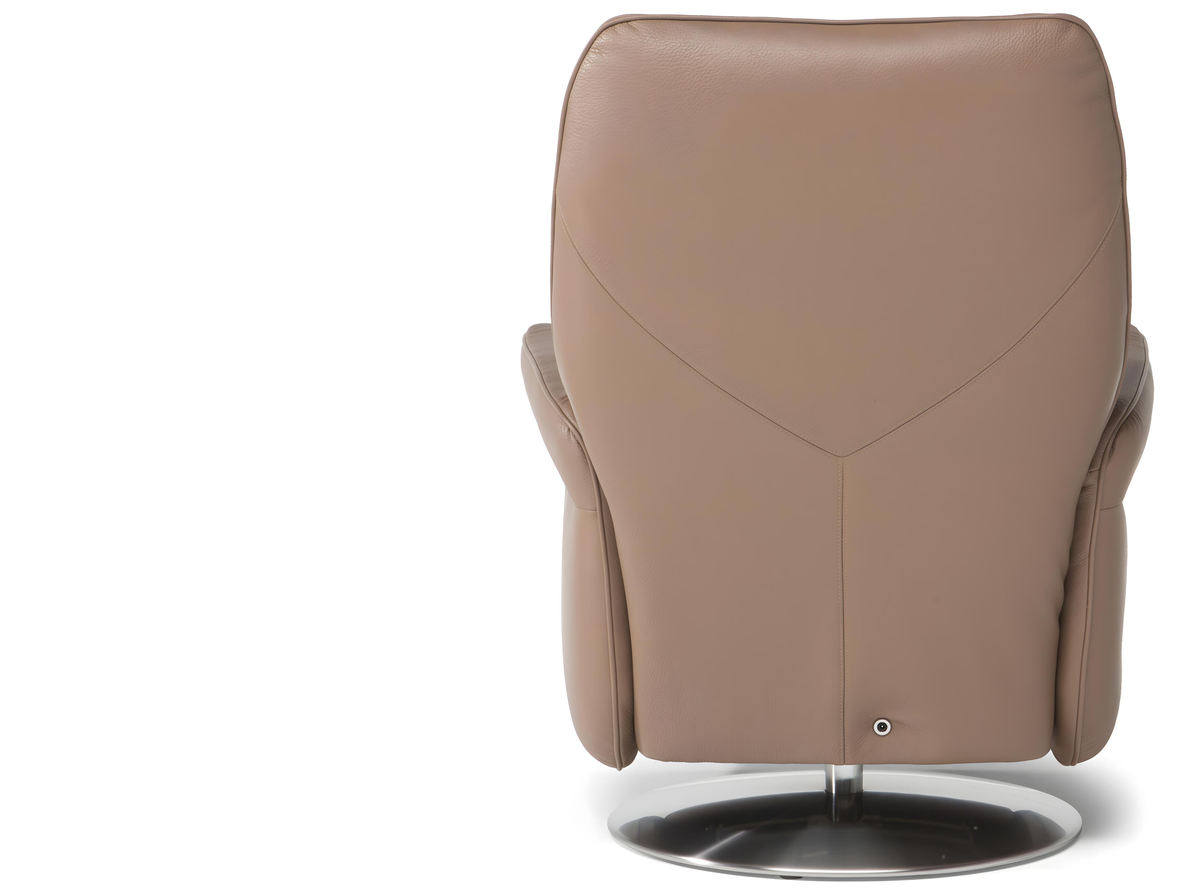 Natuzzi Editions Angelica King Swivel Double Reclining Accent Chair