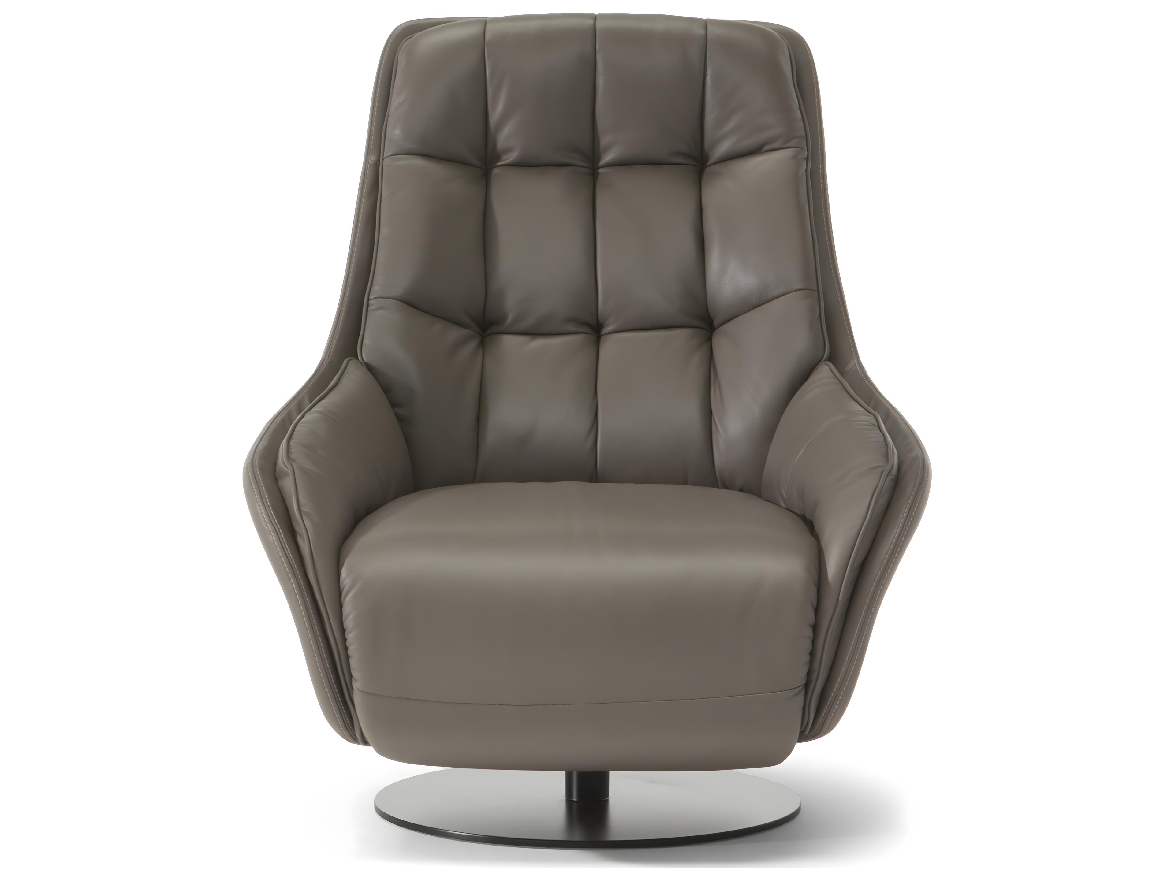 Natuzzi Editions Levante King Swivel Double Reclining Accent Chair