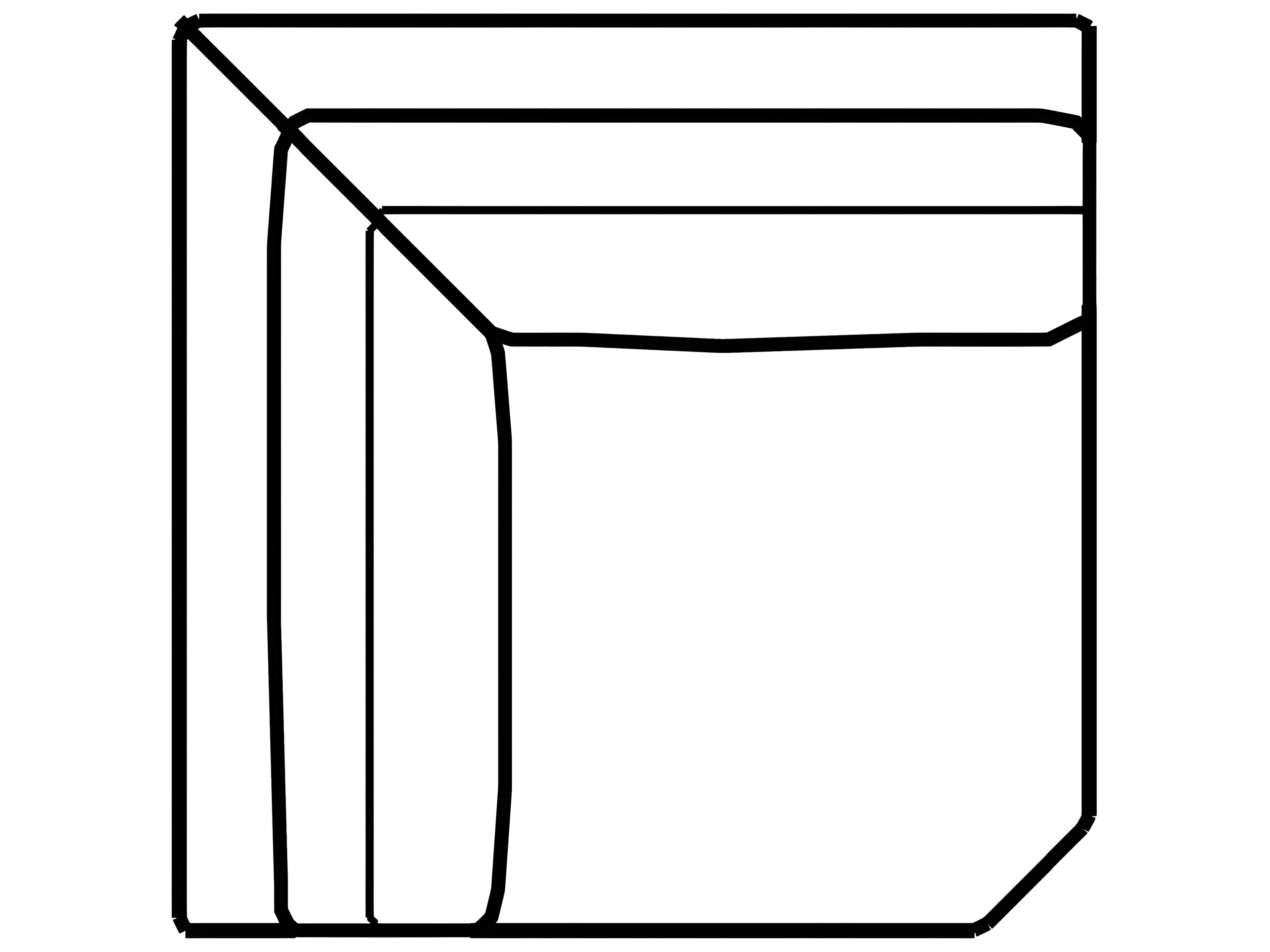 Boston Square Corner Seat (Second Option)