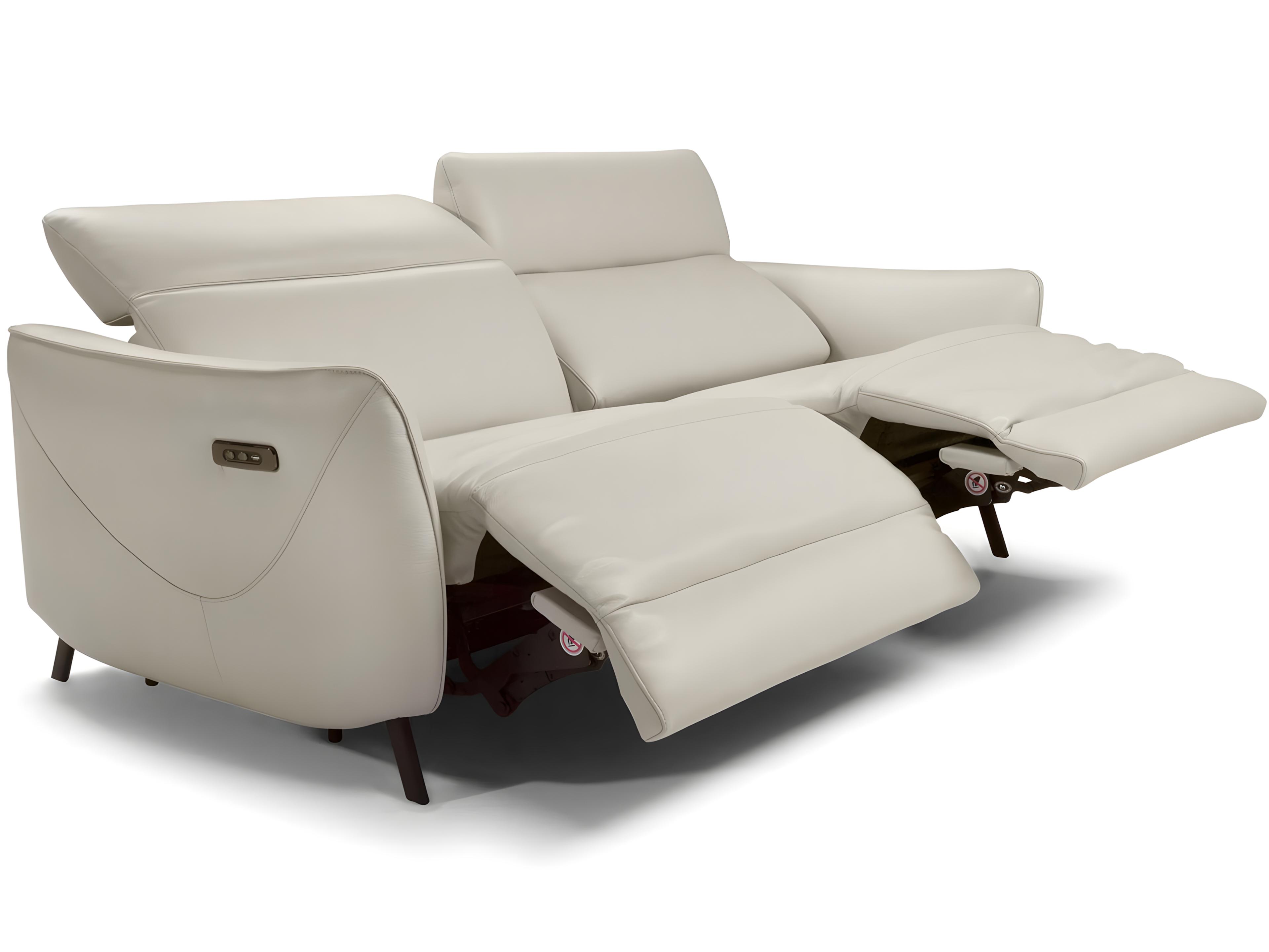 Natuzzi Editions Lima Sofa Double Power Recliner