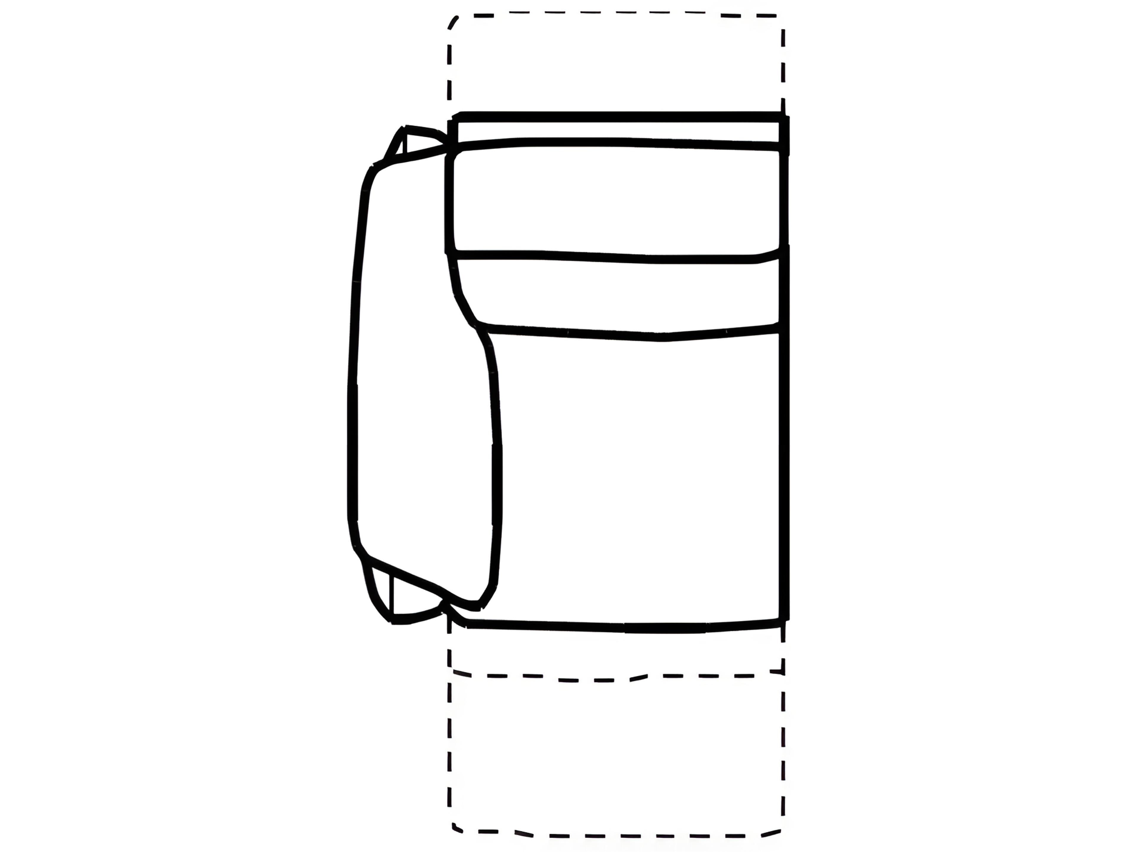 Houston Left Arm Facing Power Reclining Modular Chair