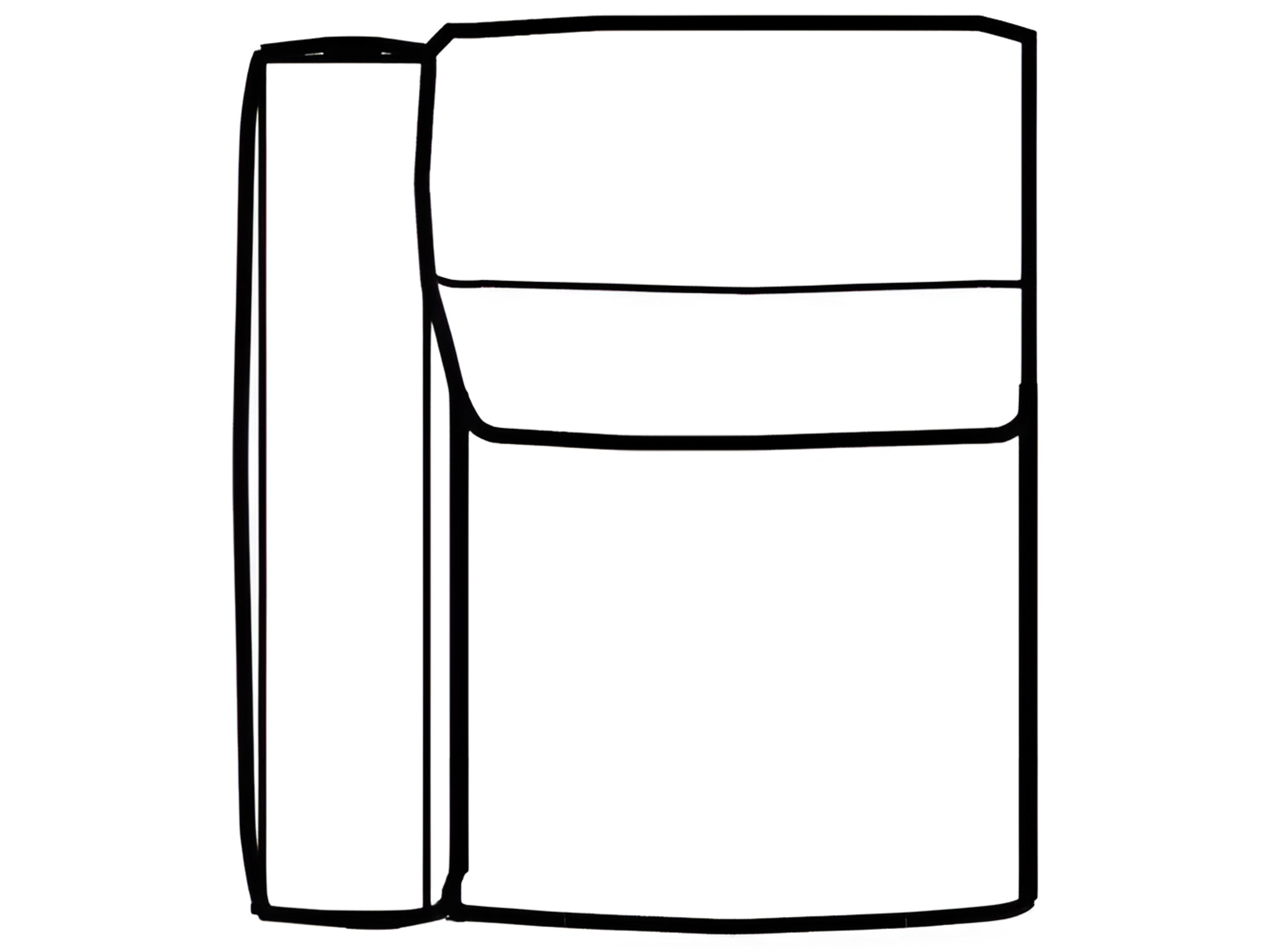 Oxford Left Arm Facing Modular Chair