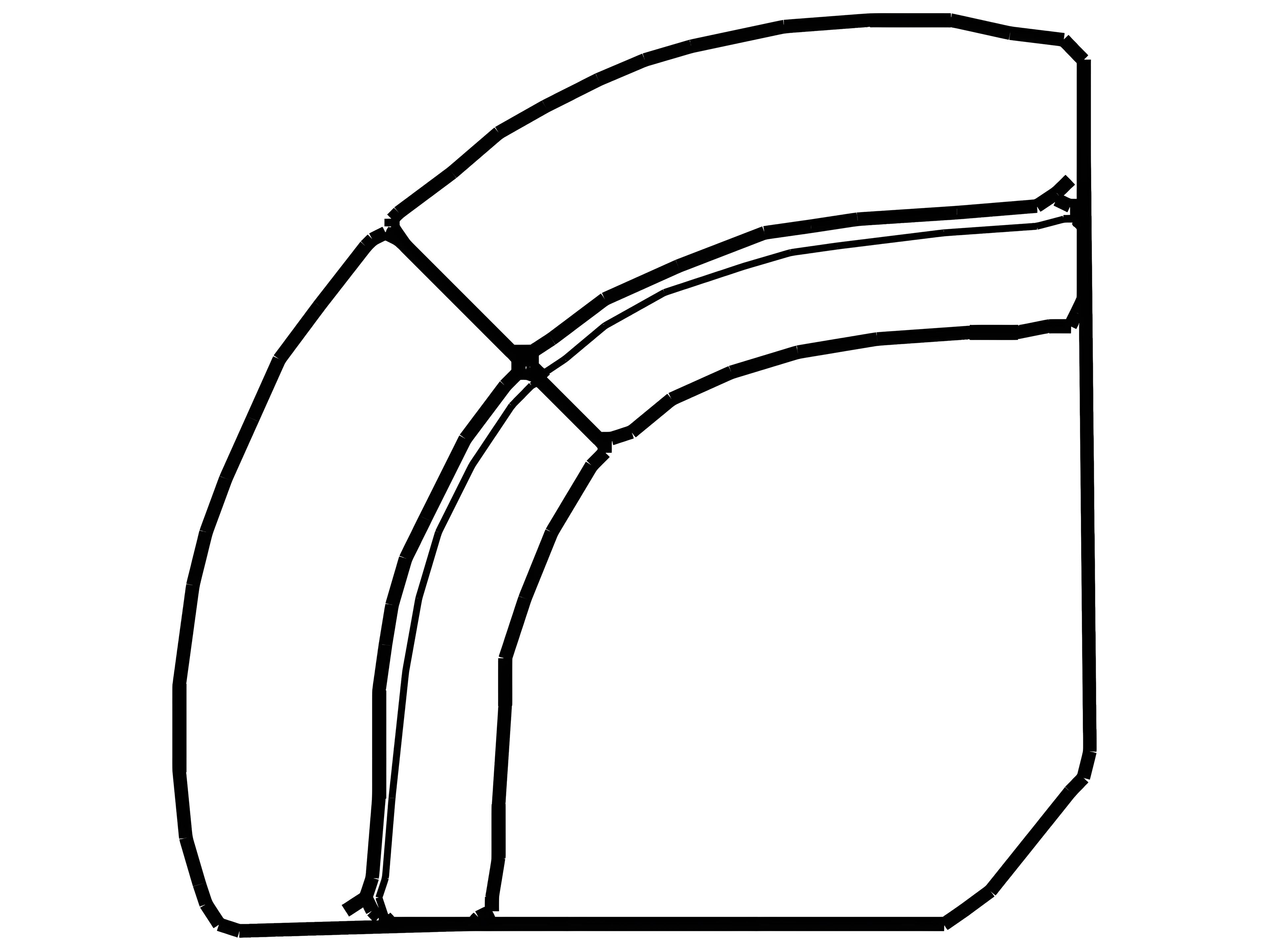 Memphis Round Corner