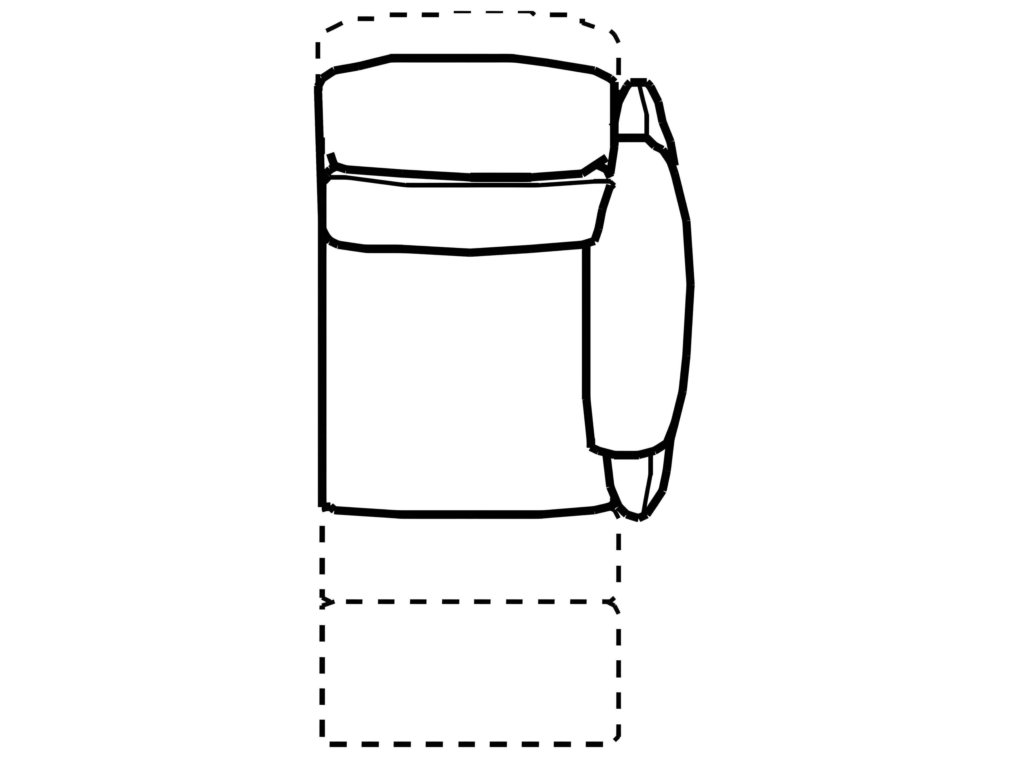 Memphis Right Arm Facing Chair with Power Recliner