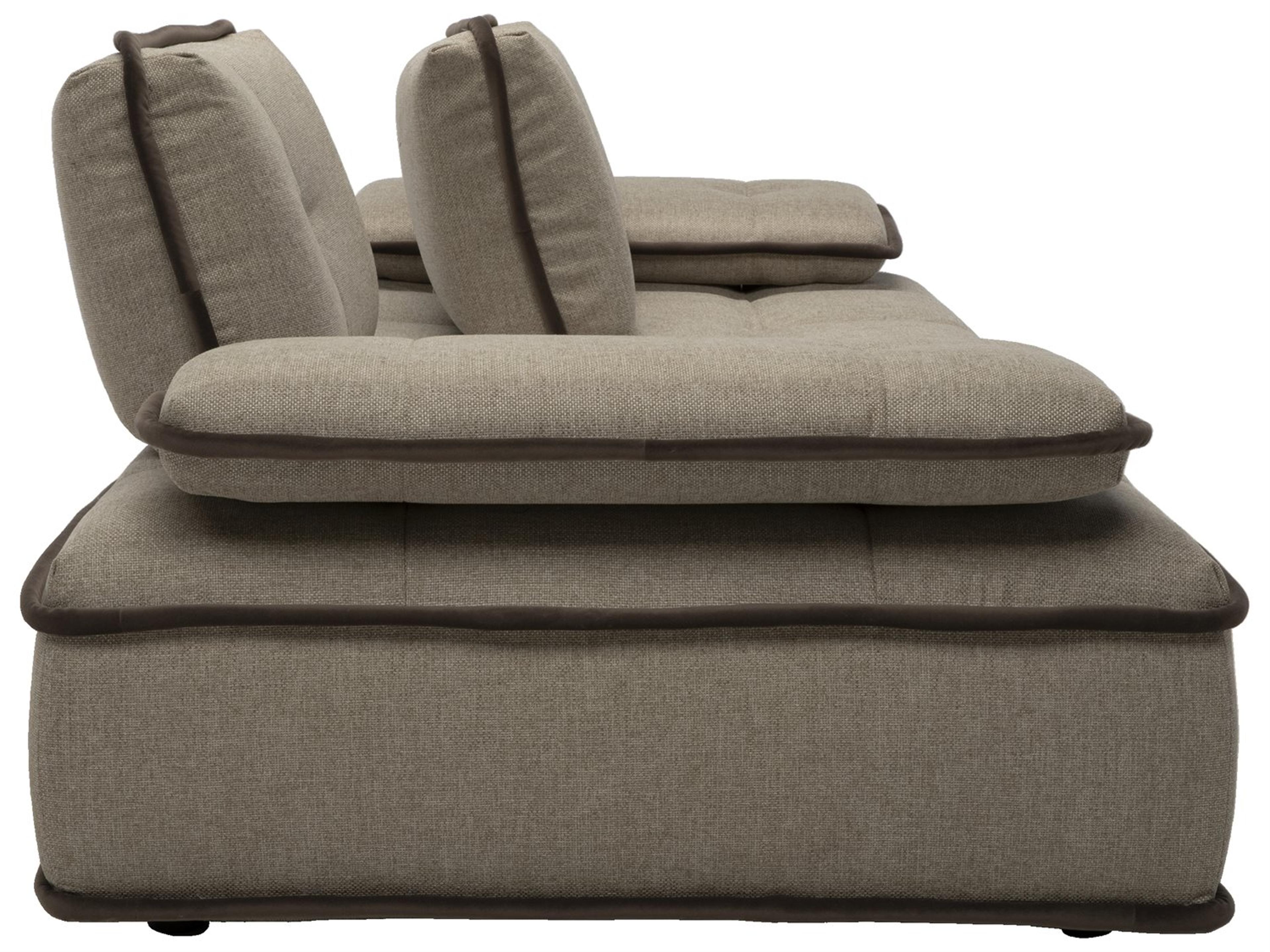 Natuzzi Editions Pixel Sofa with Adjustable Arms and Slide Back