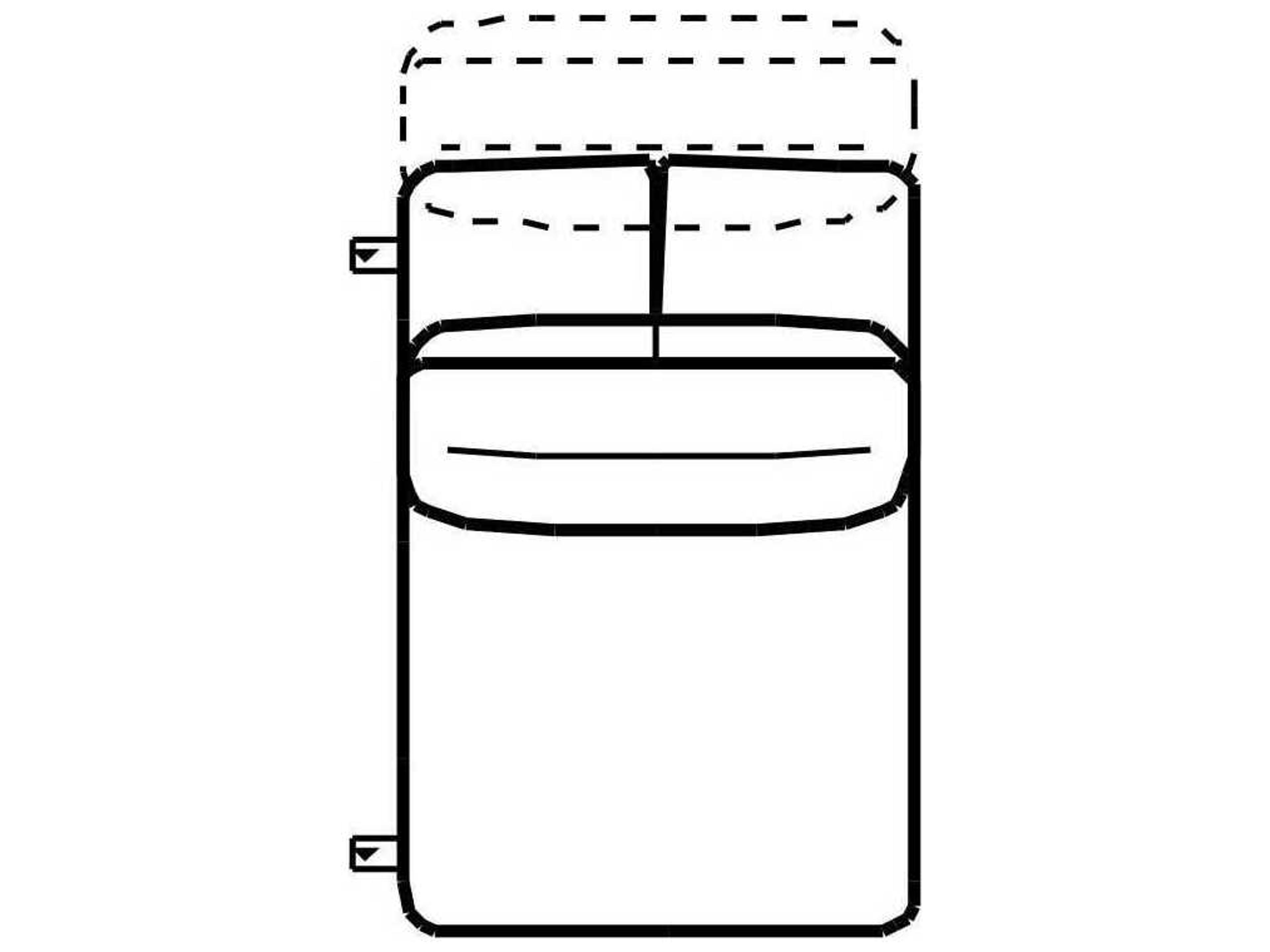 Valencia Armless Chair with Adjustable Back