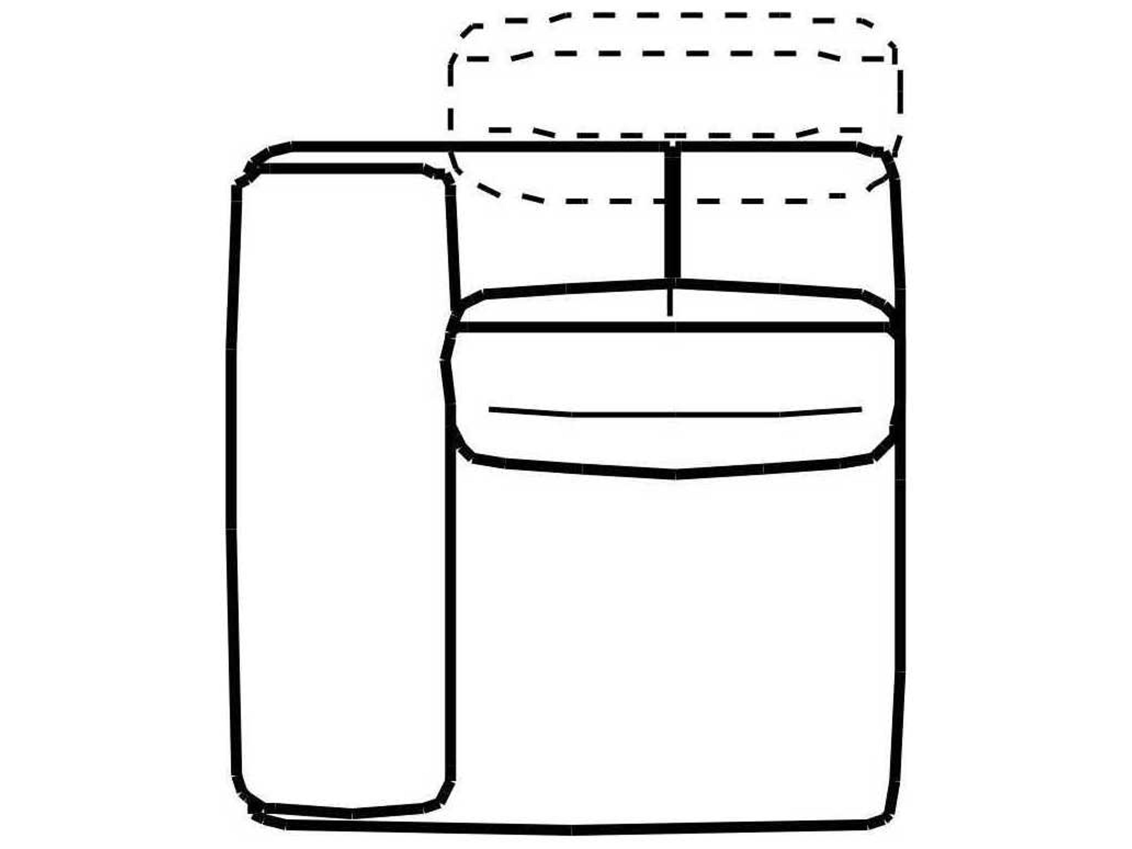 Valencia Left Arm Facing Chair with Adjustable Back