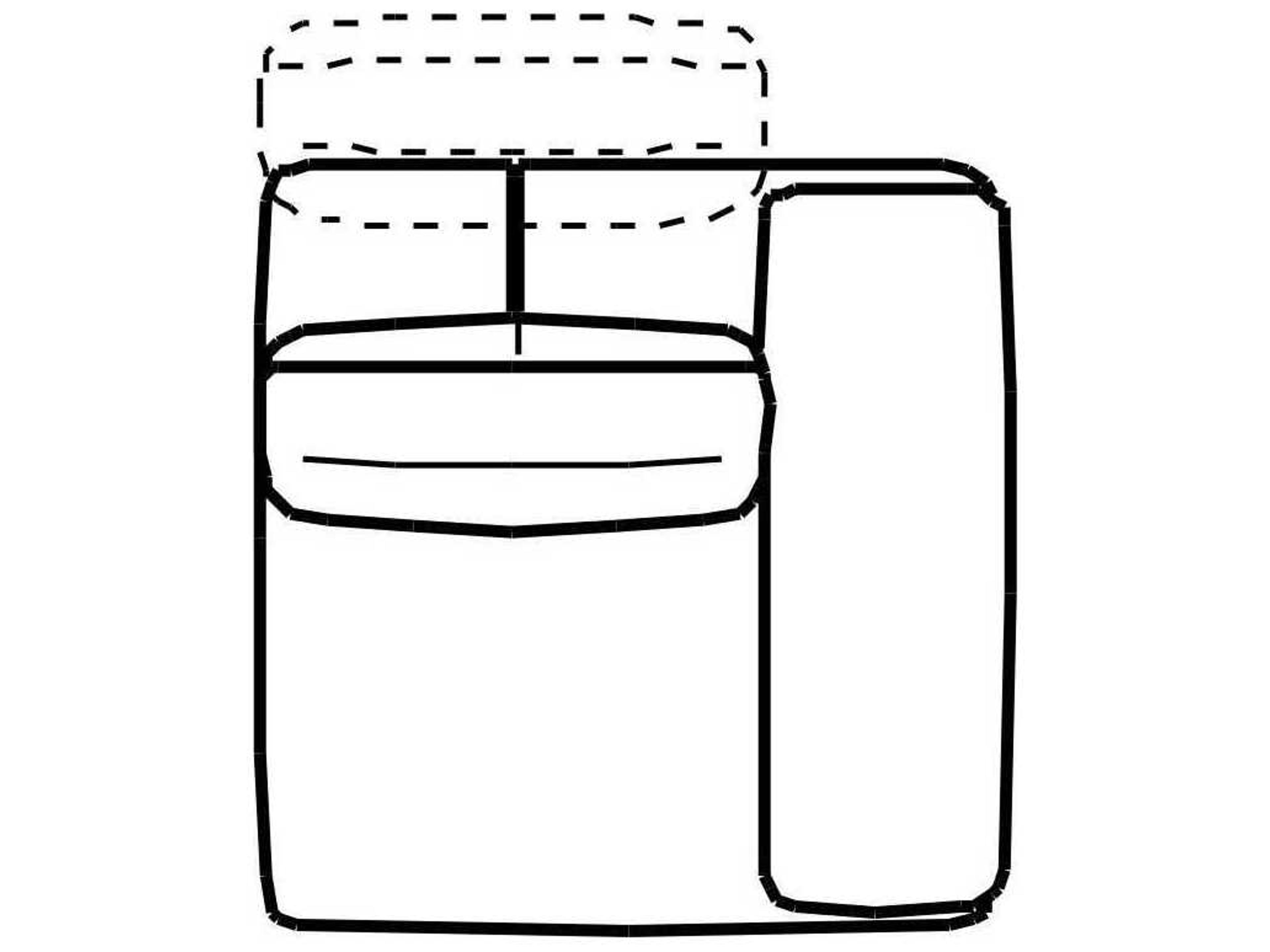 Valencia Right Arm Facing Chair with Adjustable Back