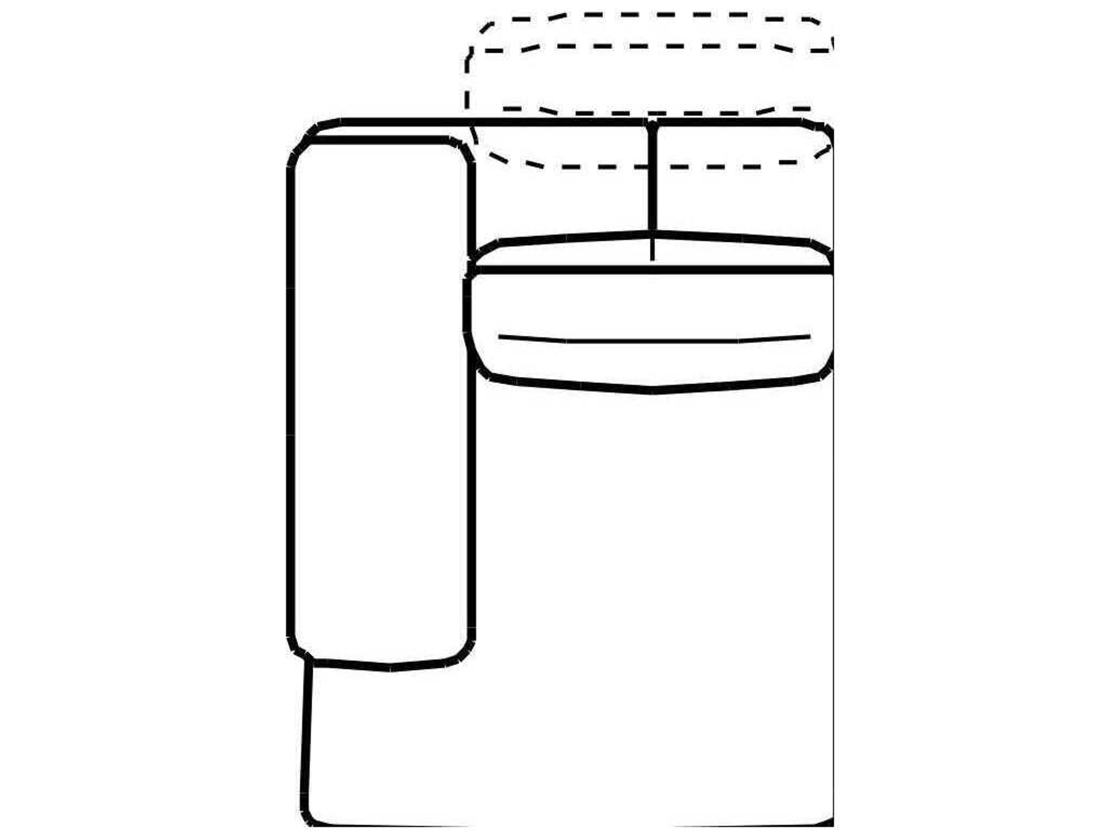 Valencia Left Arm Facing Chaise Lounge with Adjustable Back