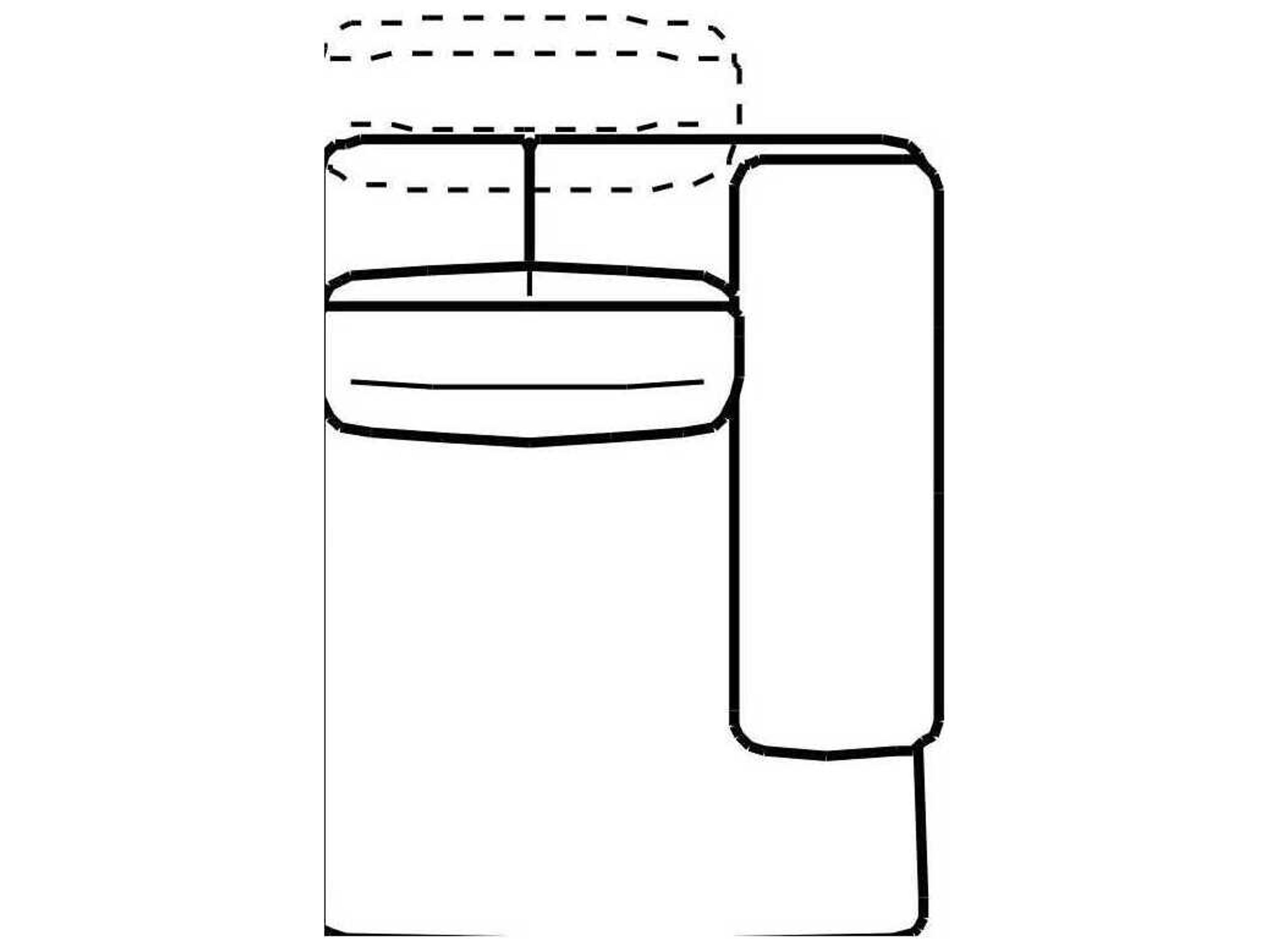 Valencia Right Arm Facing Chaise Lounge with Adjustable Back