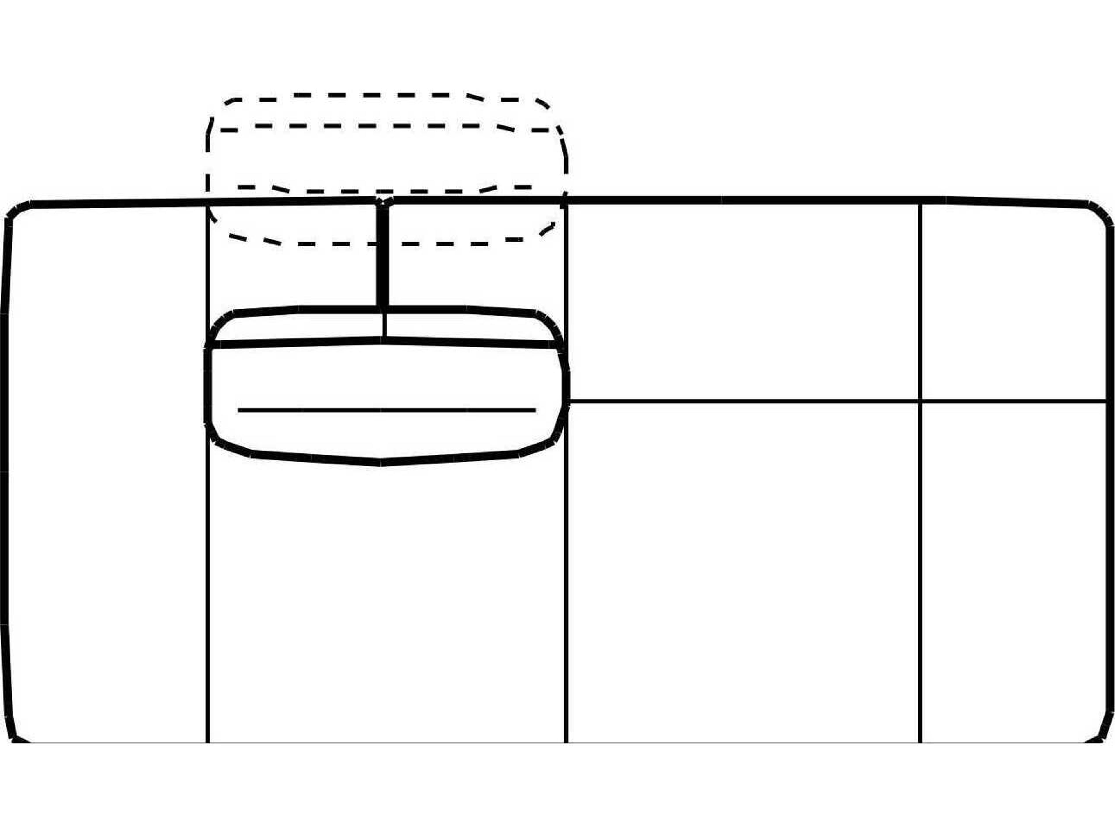 Valencia Corner Chair with Adjustable Back on Left