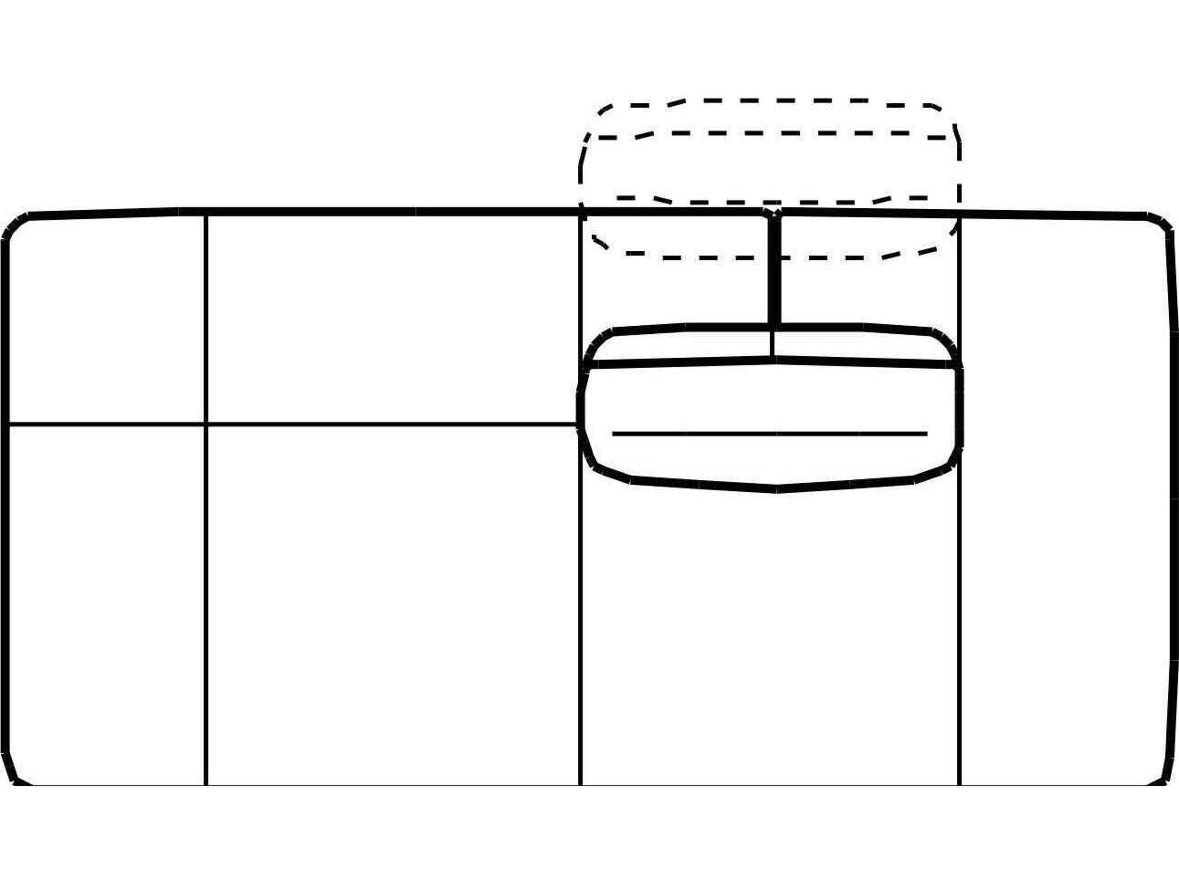 Valencia Corner Chair with Adjustable Back on Right