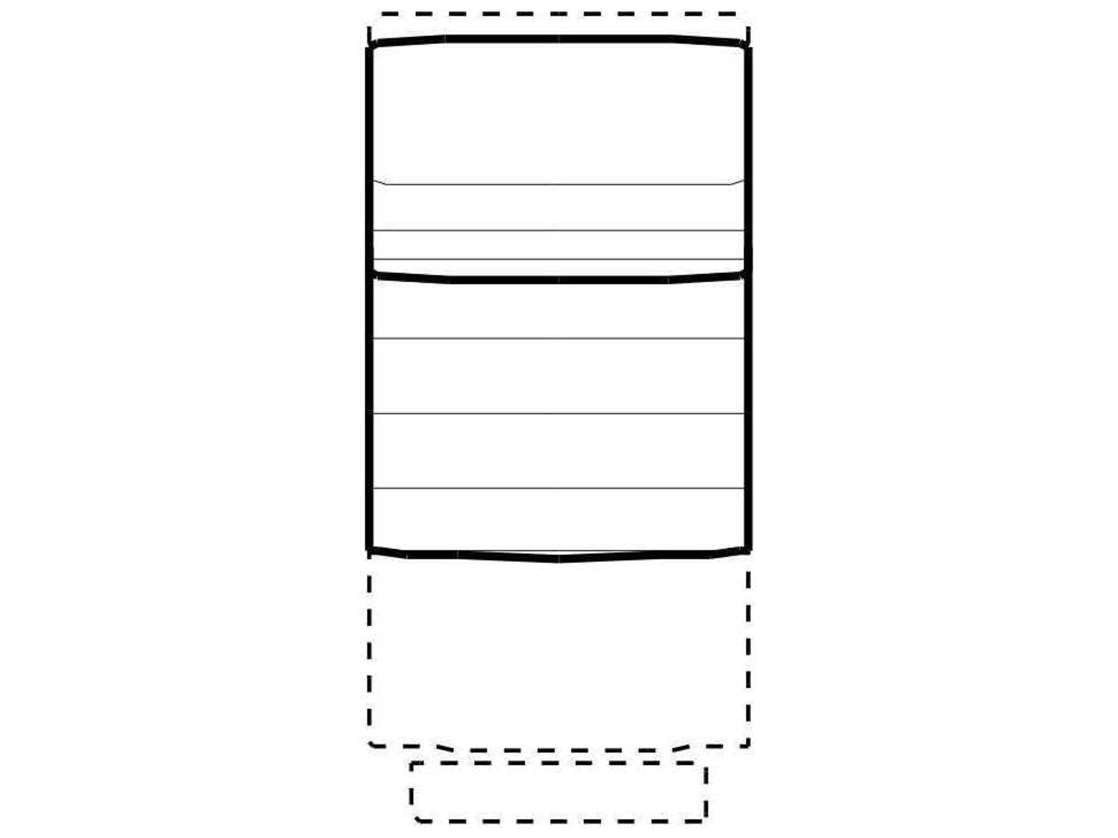 Zenith Large Armless Chair with Power Recliner