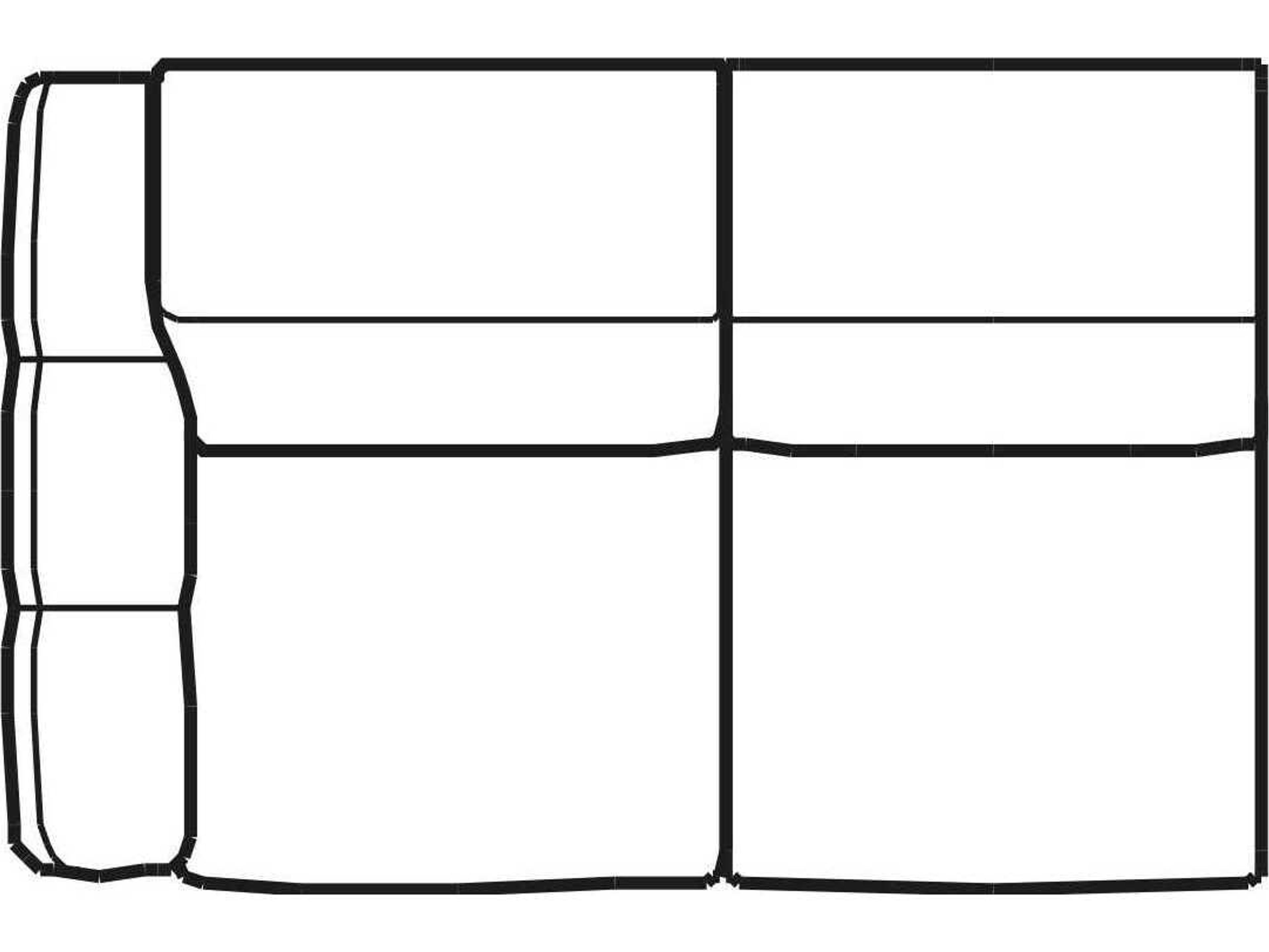 Capri Left Arm Facing Sofa