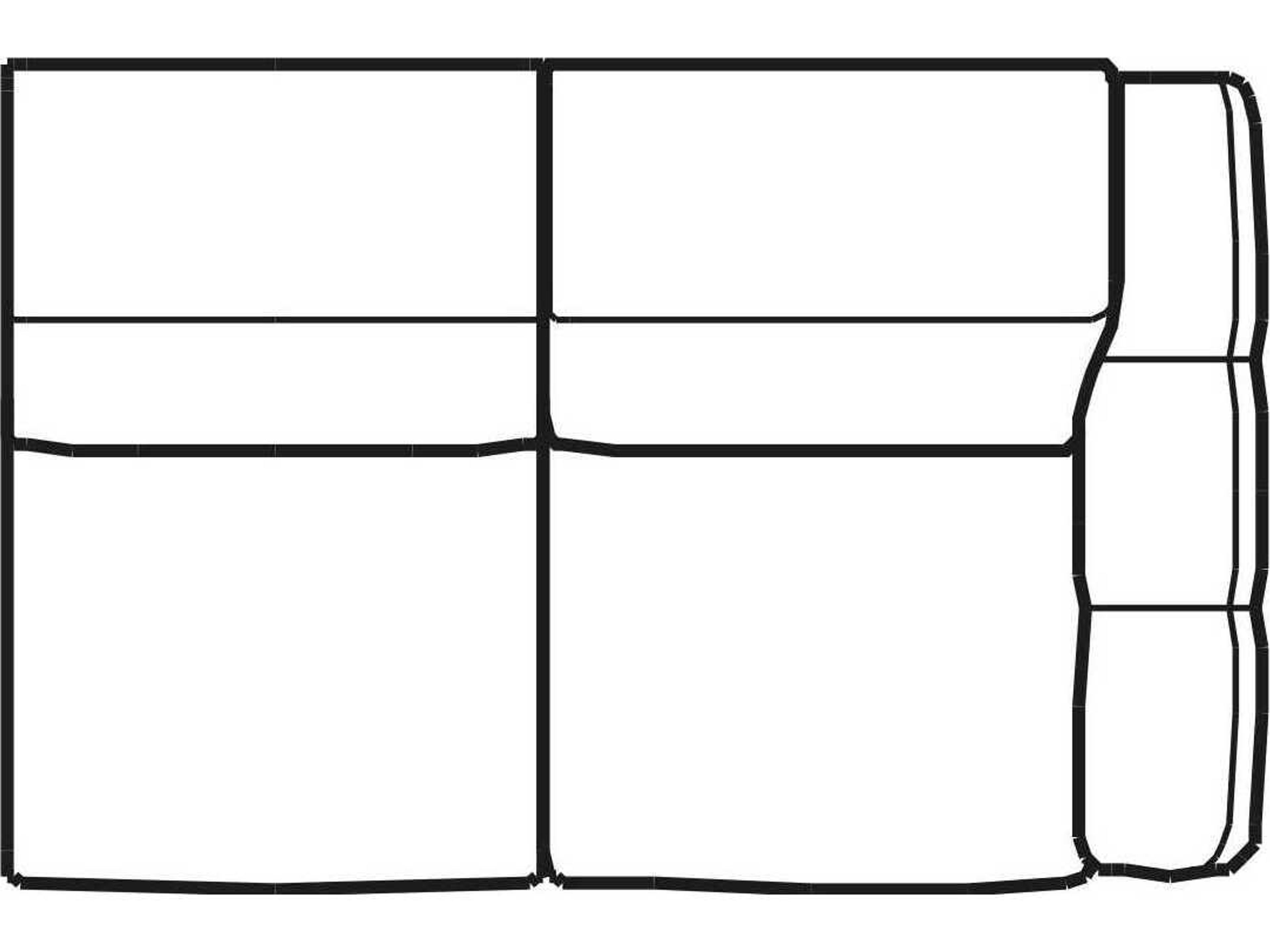 Capri Right Arm Facing Sofa