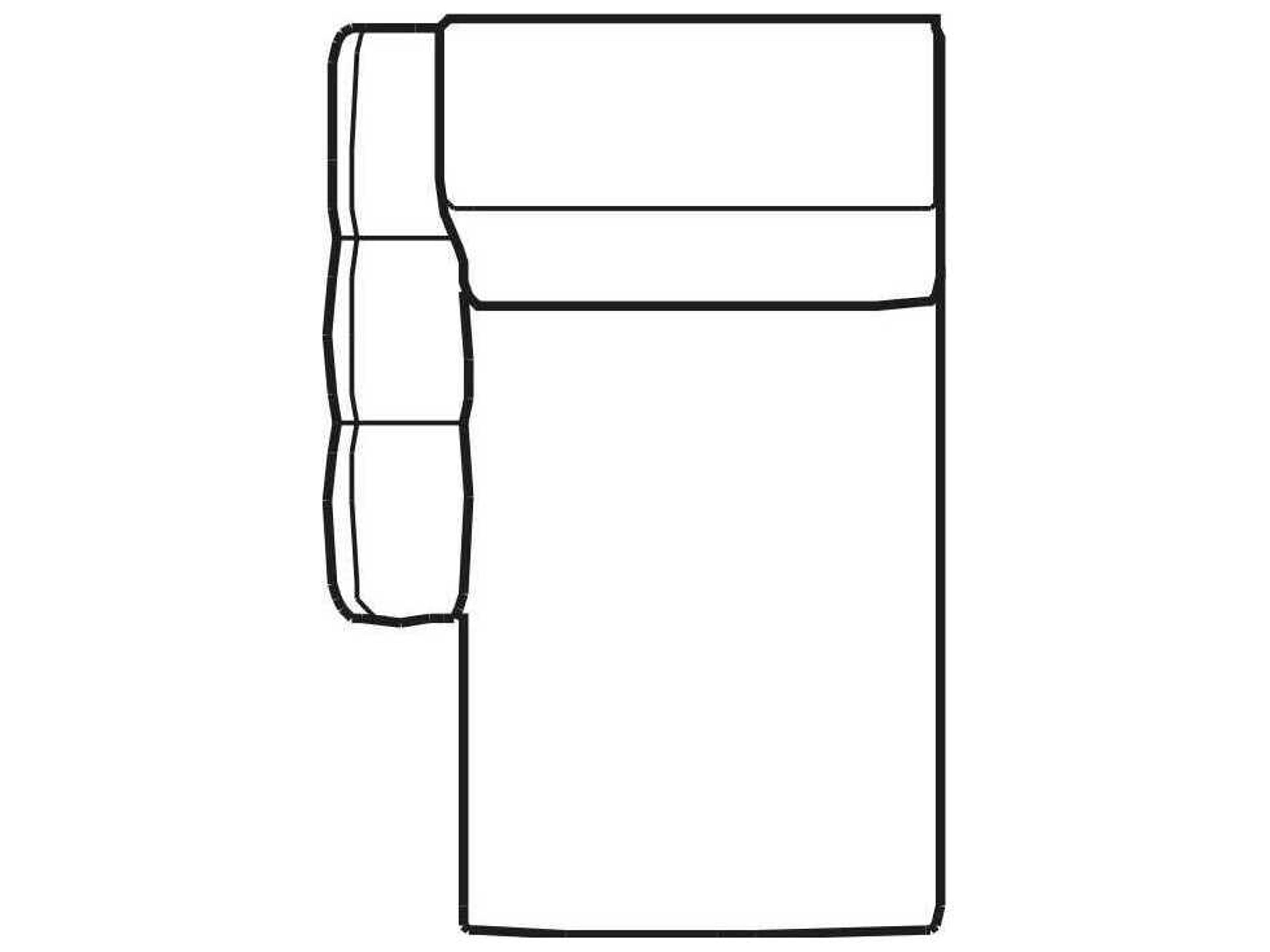 Capri Left Arm Facing Chaise Lounge