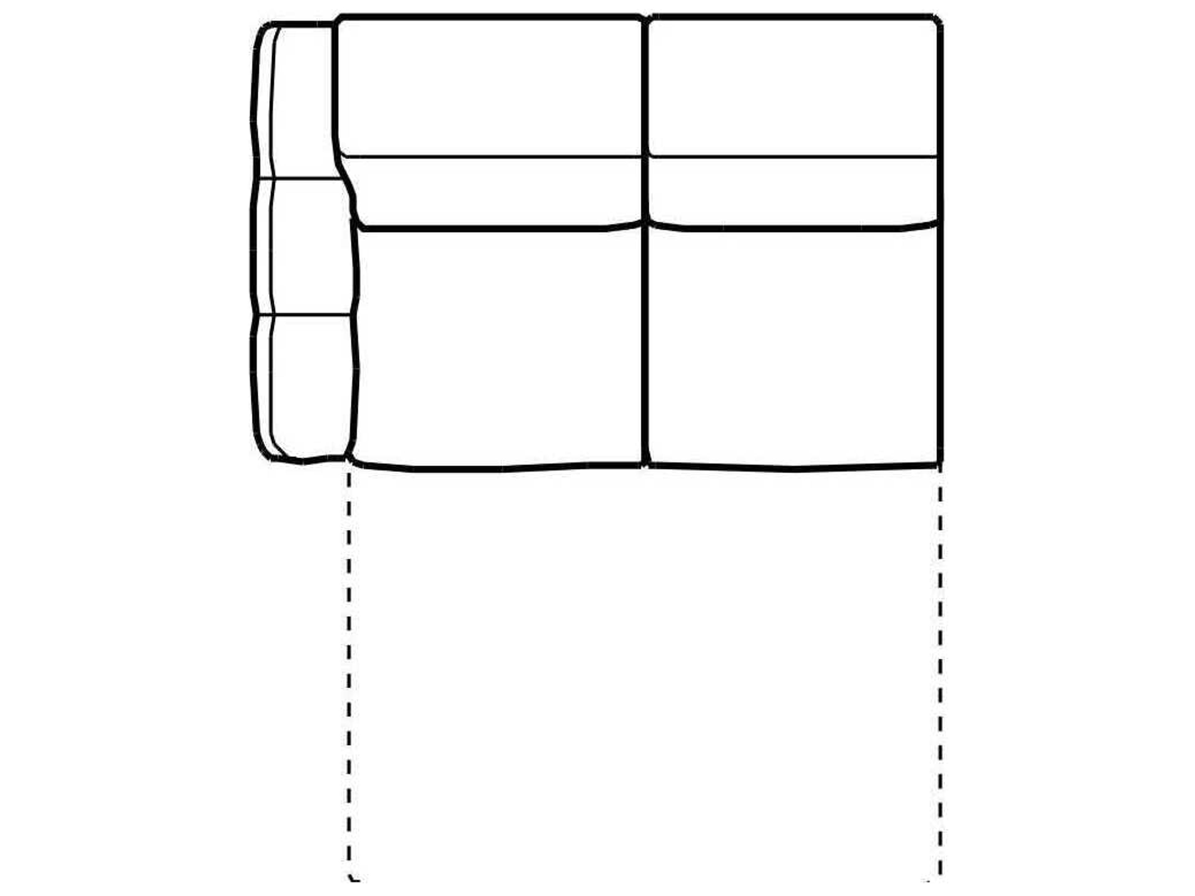 Capri Left Arm Facing Sofa Bed