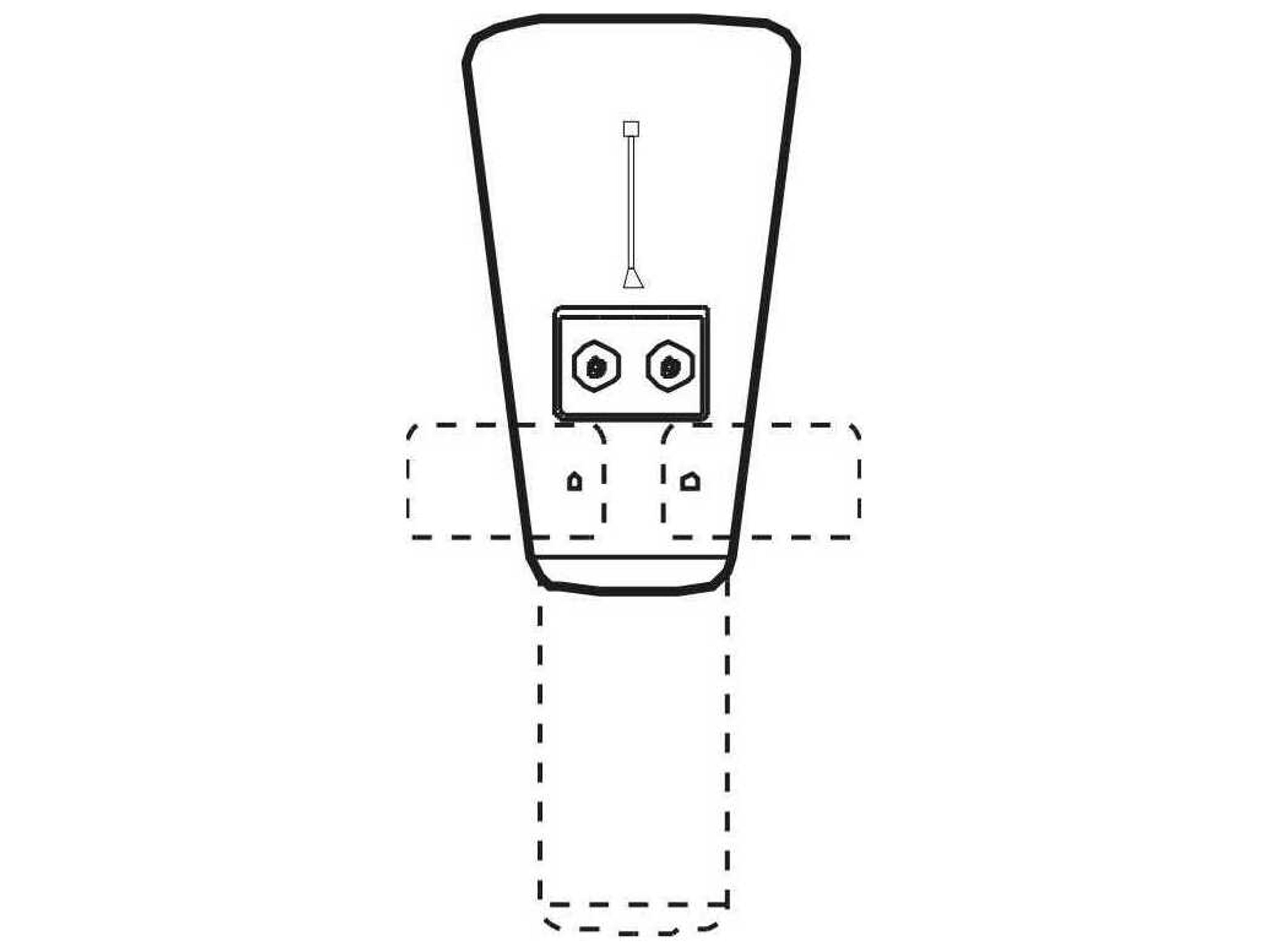 Nuvia Wedge Cabinet with Drawer
