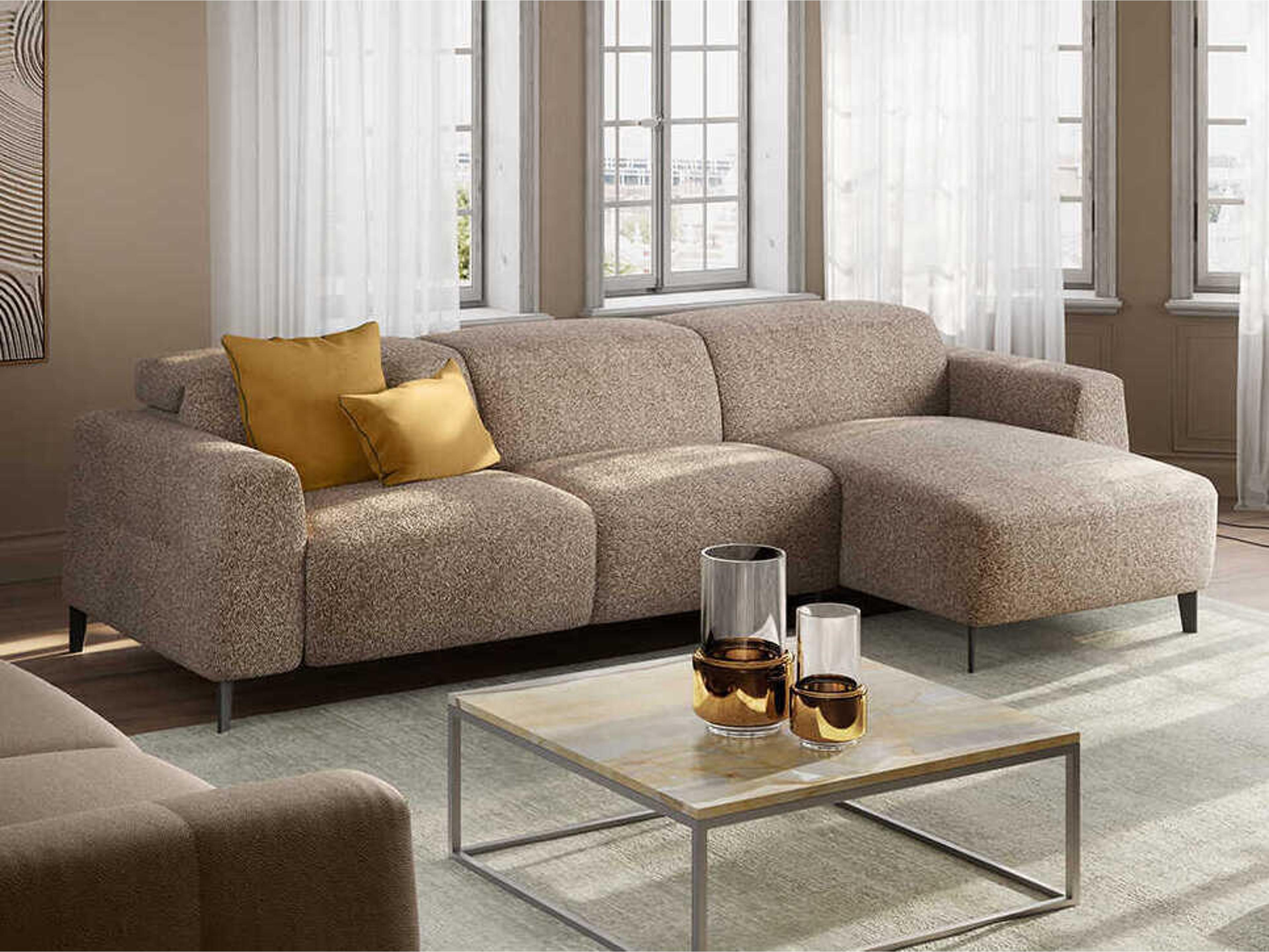 Natuzzi Editions Capri Upholstered Sectional Sofa