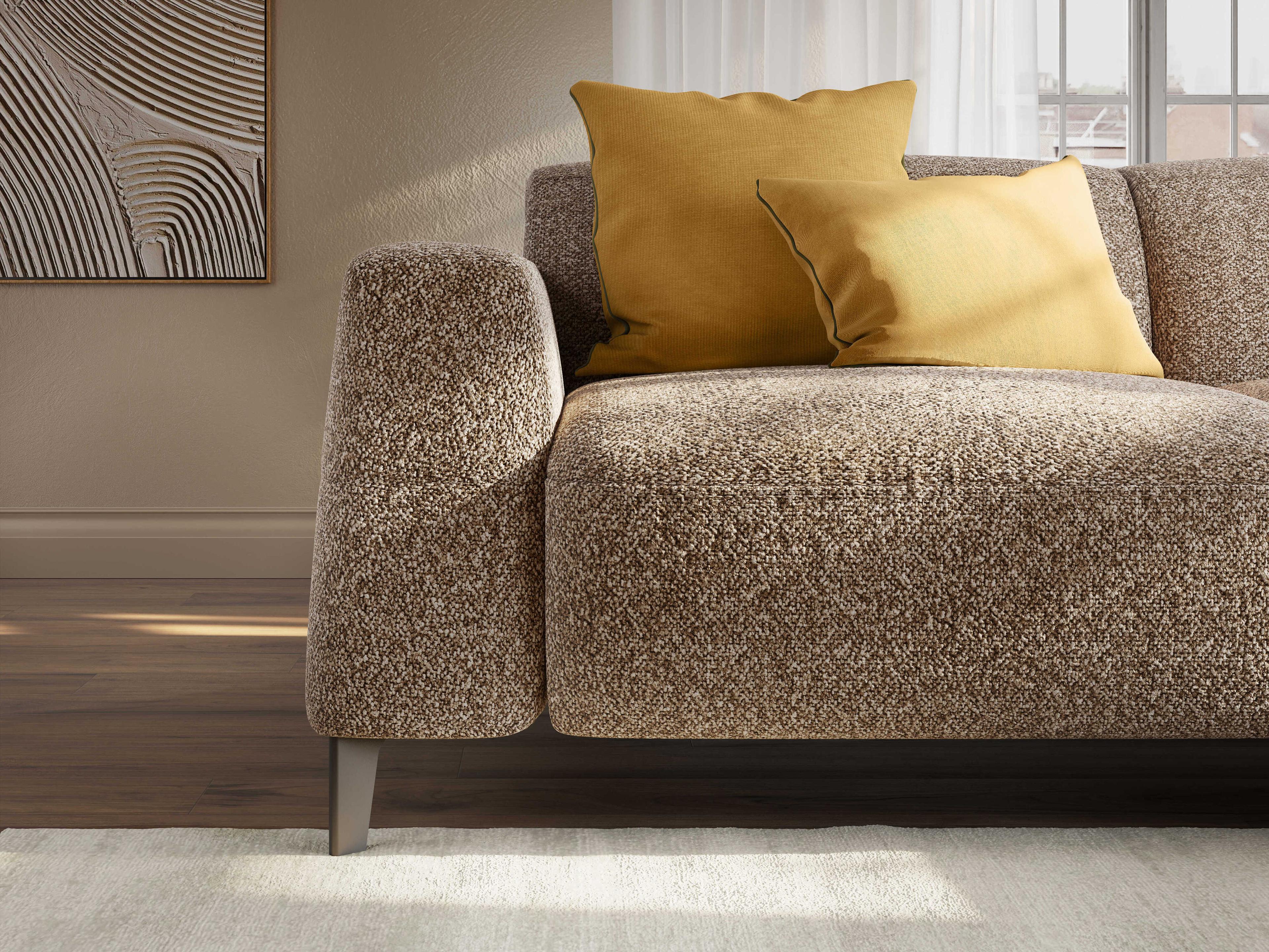 Natuzzi Editions Capri Upholstered Sectional Sofa