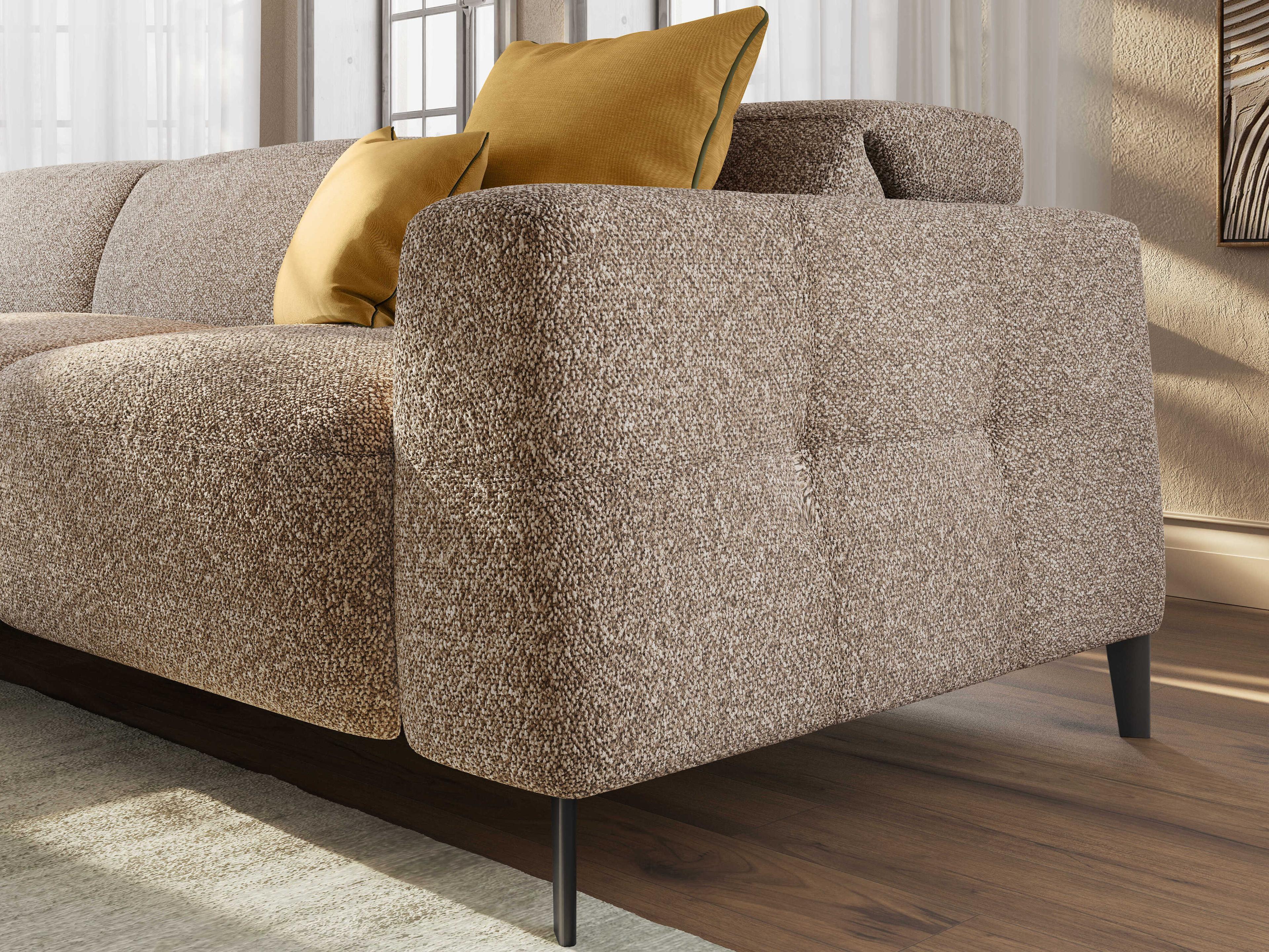 Natuzzi Editions Capri Upholstered Sectional Sofa