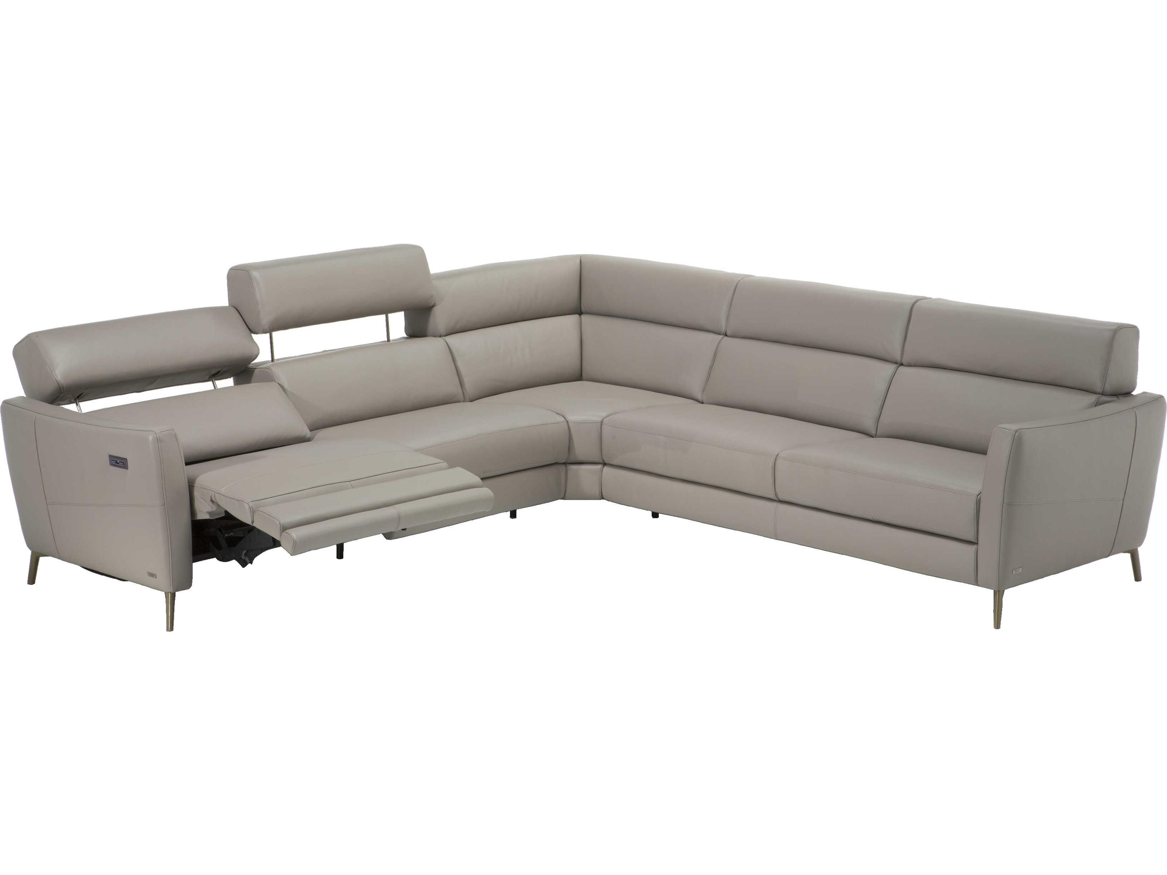 Natuzzi Editions Greg Leather Sectional Sofa