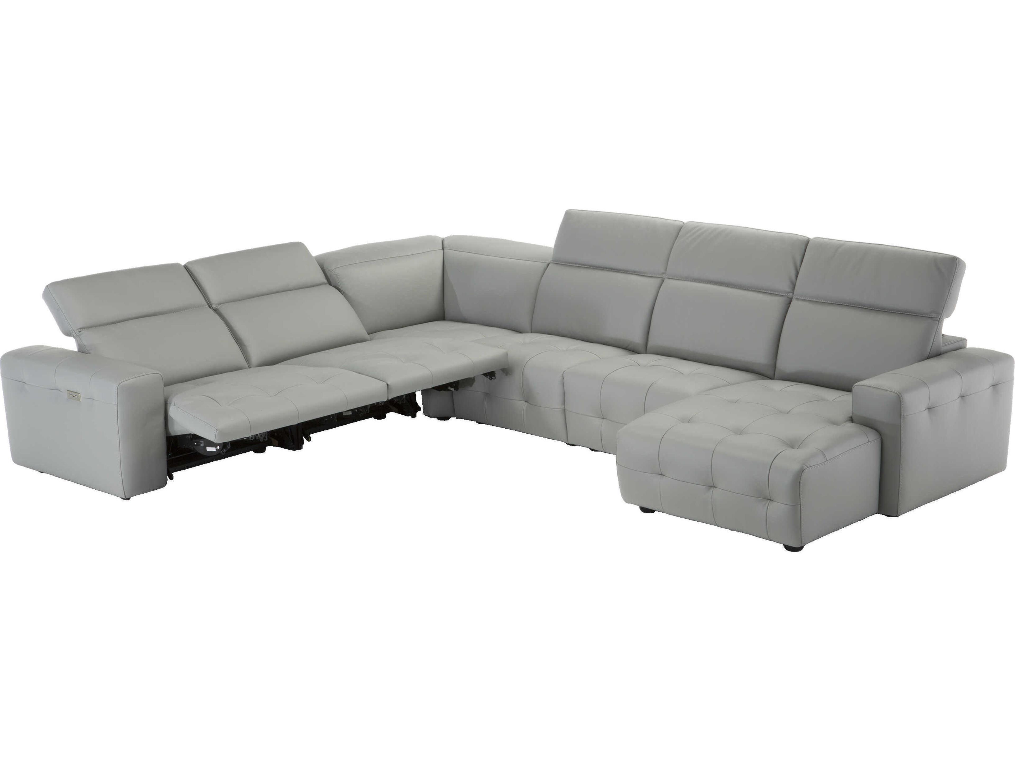 Natuzzi Editions Intenso Leather Sectional Sofa