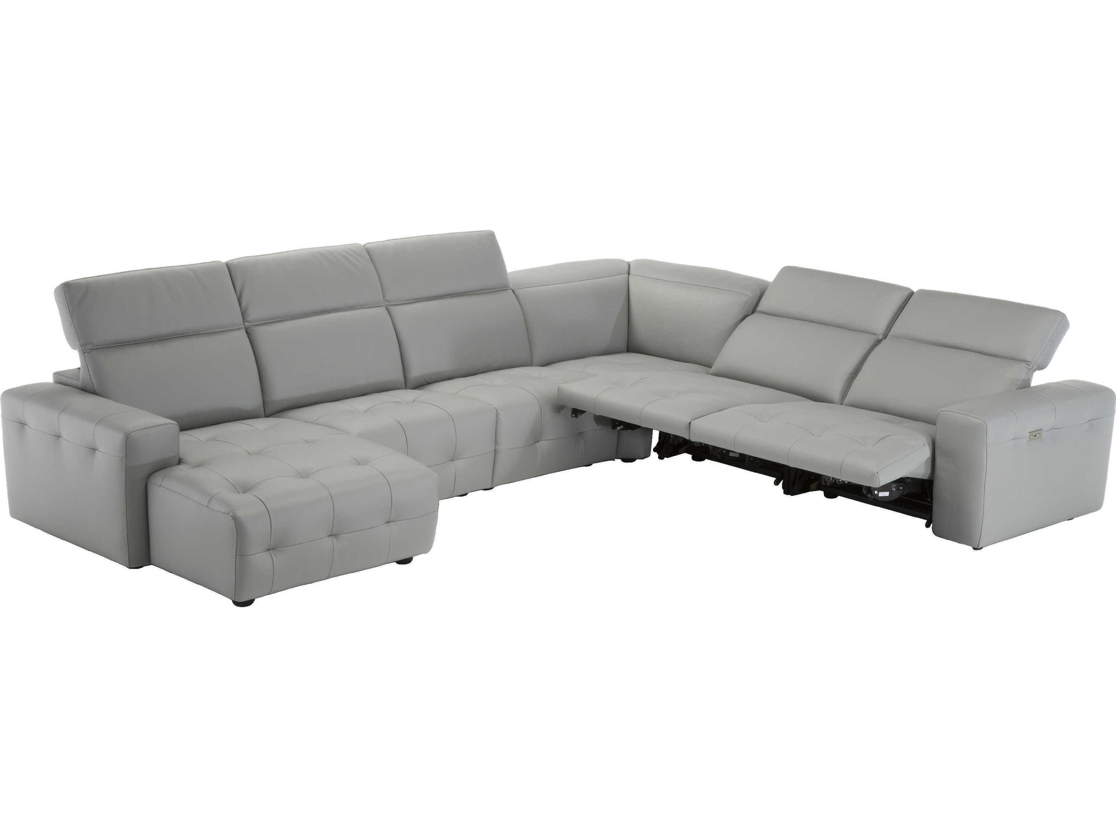 Natuzzi Editions Intenso Leather Sectional Sofa