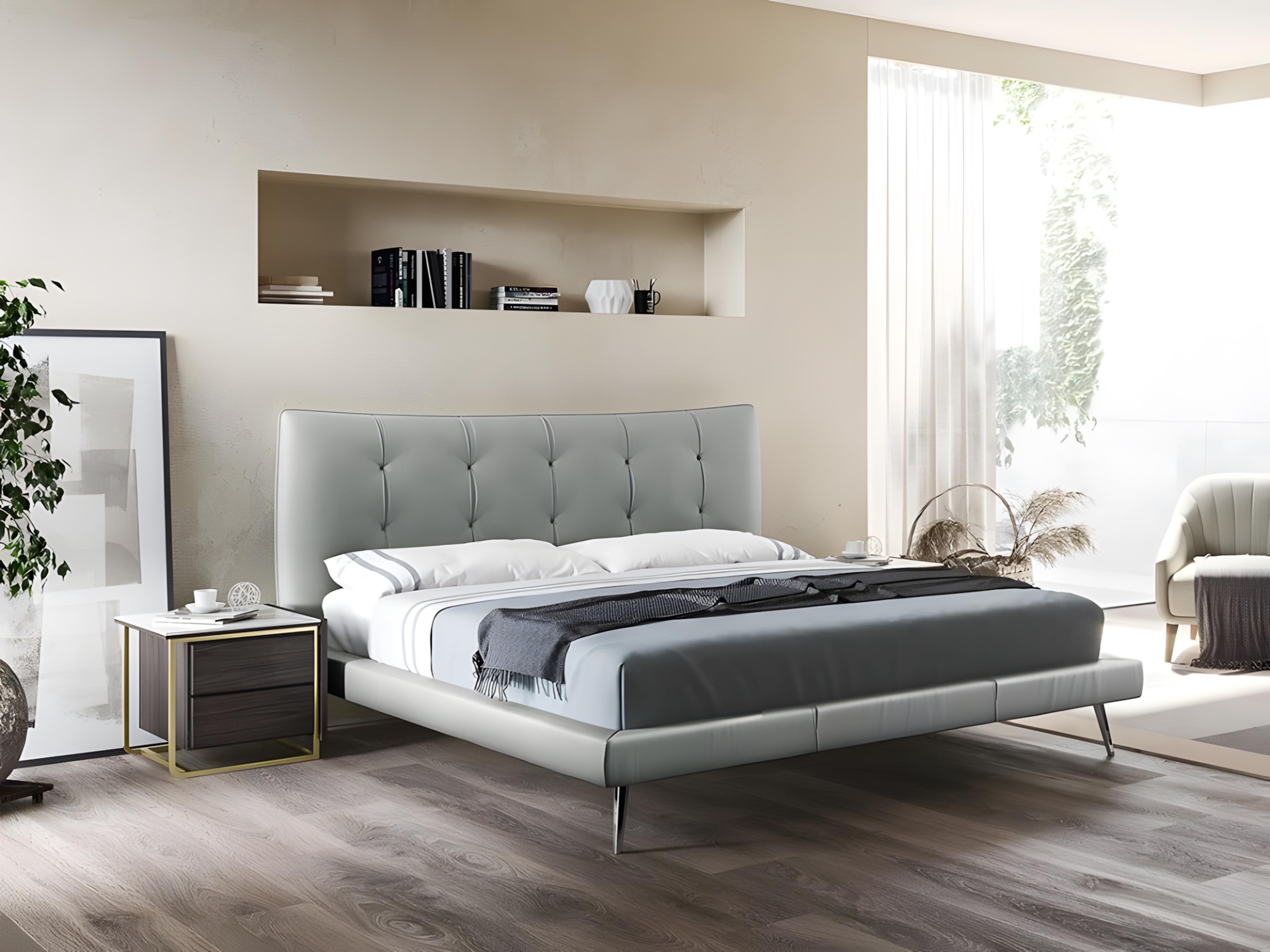 Natuzzi Editions Galattico Queen Bed with Split Mesh
