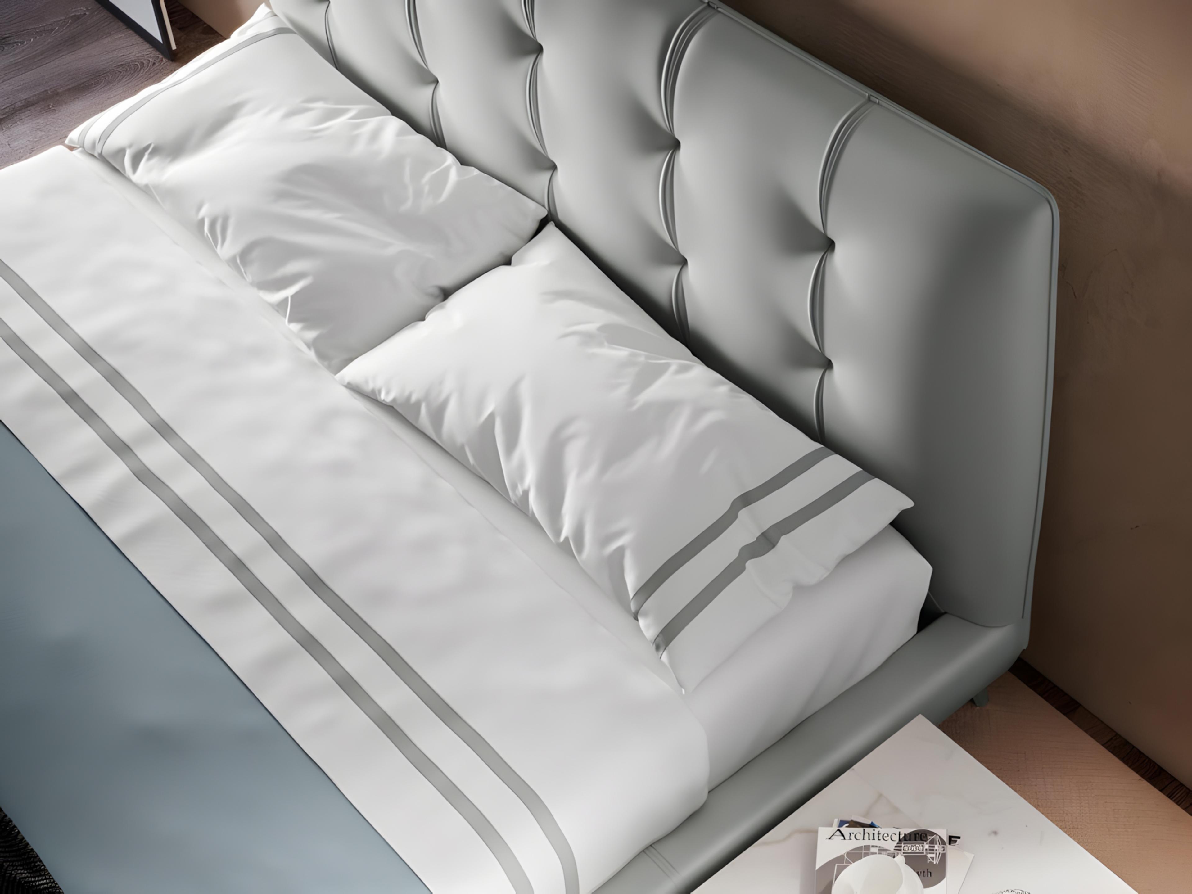 Natuzzi Editions Galattico King Bed with Split Mesh