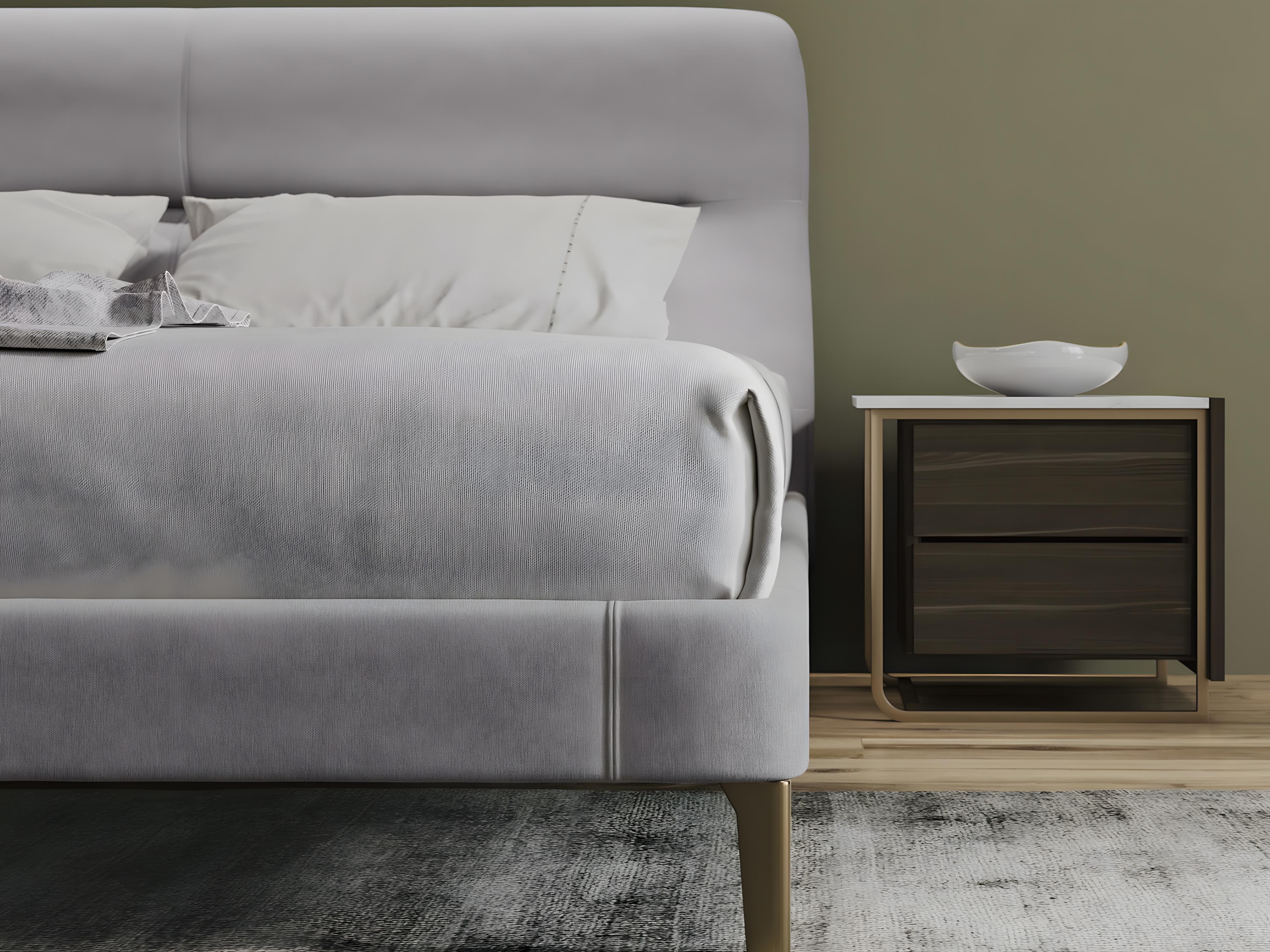 Natuzzi Editions Cuzco Double Bed with Split Mesh