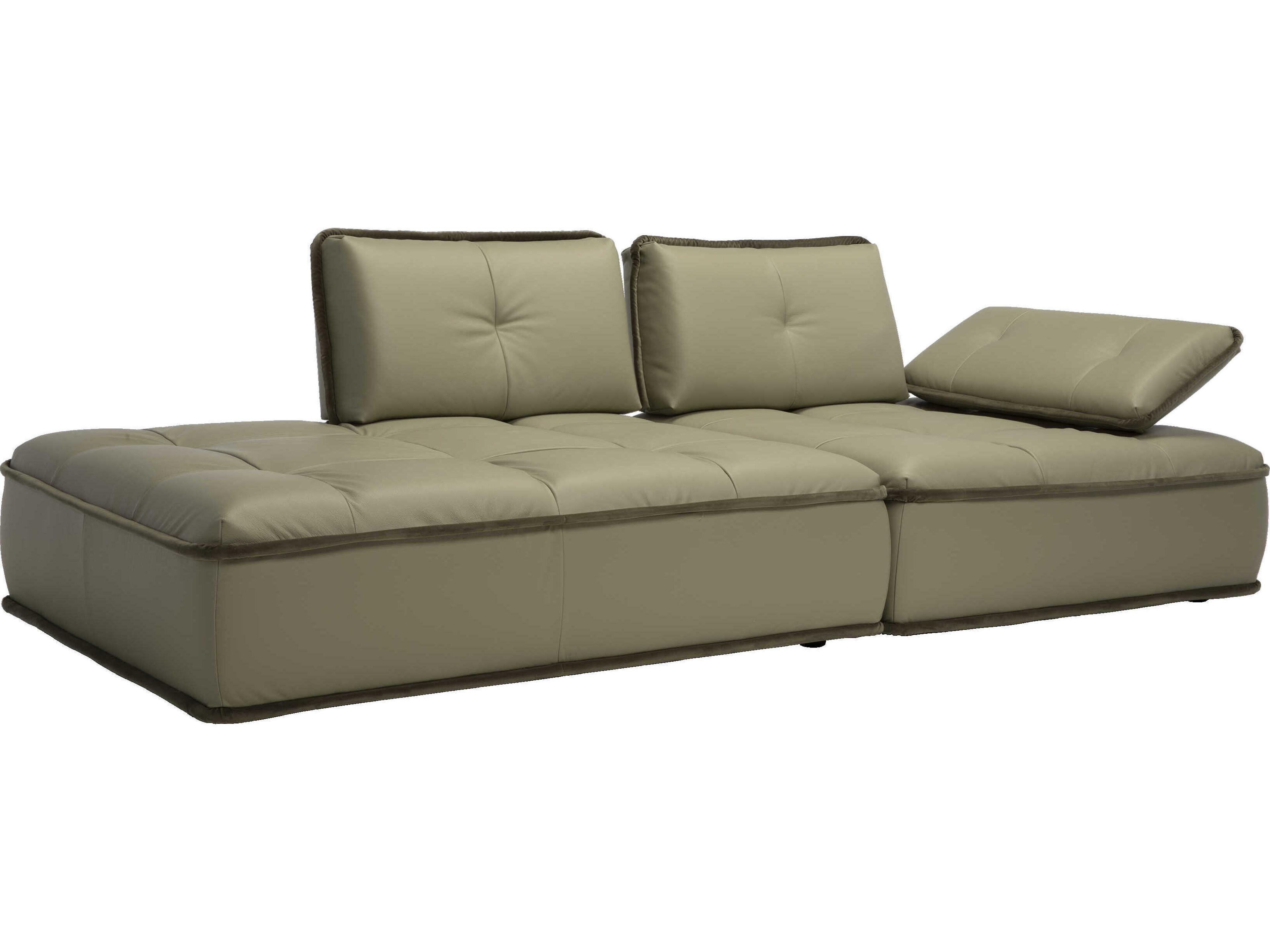Natuzzi Editions Pixel Leather Sofa