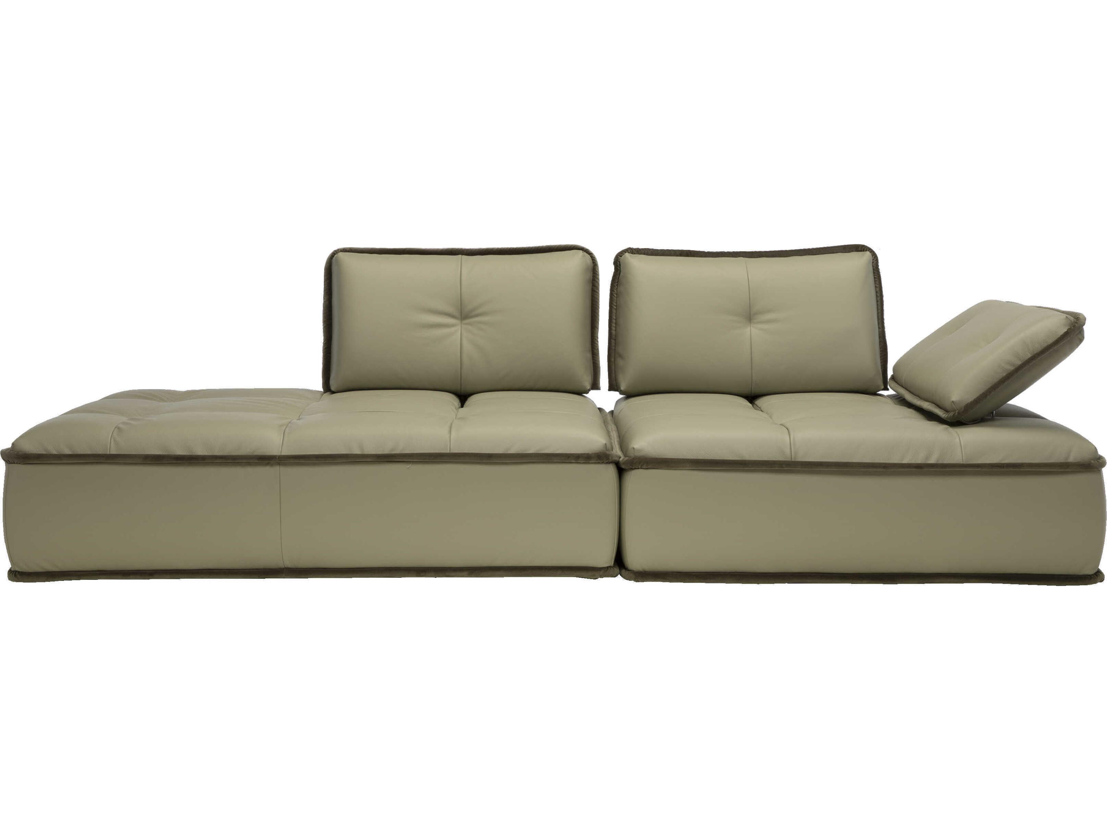 Natuzzi Editions Pixel Leather Sofa