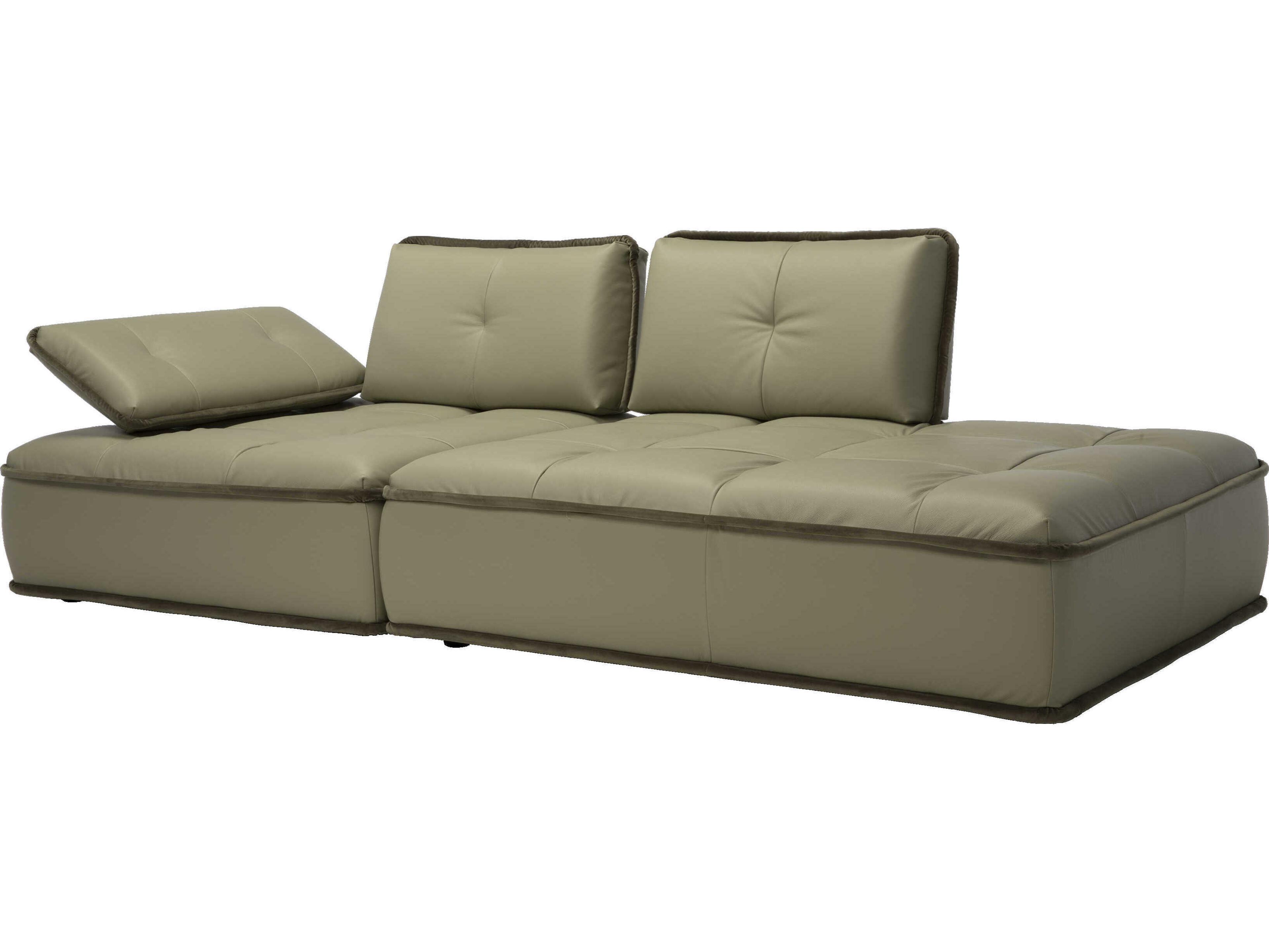 Natuzzi Editions Pixel Leather Sofa