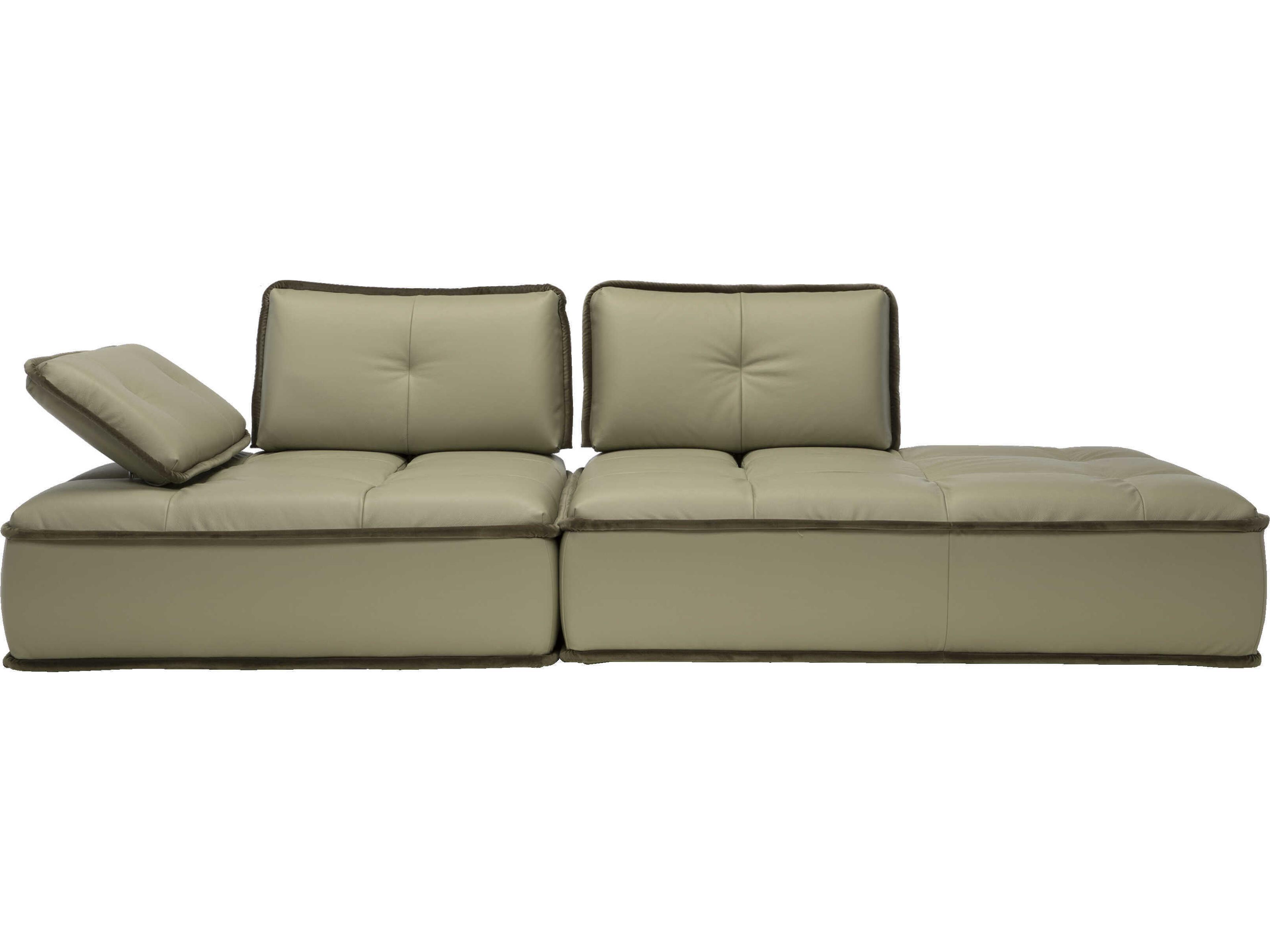 Natuzzi Editions Pixel Leather Sofa