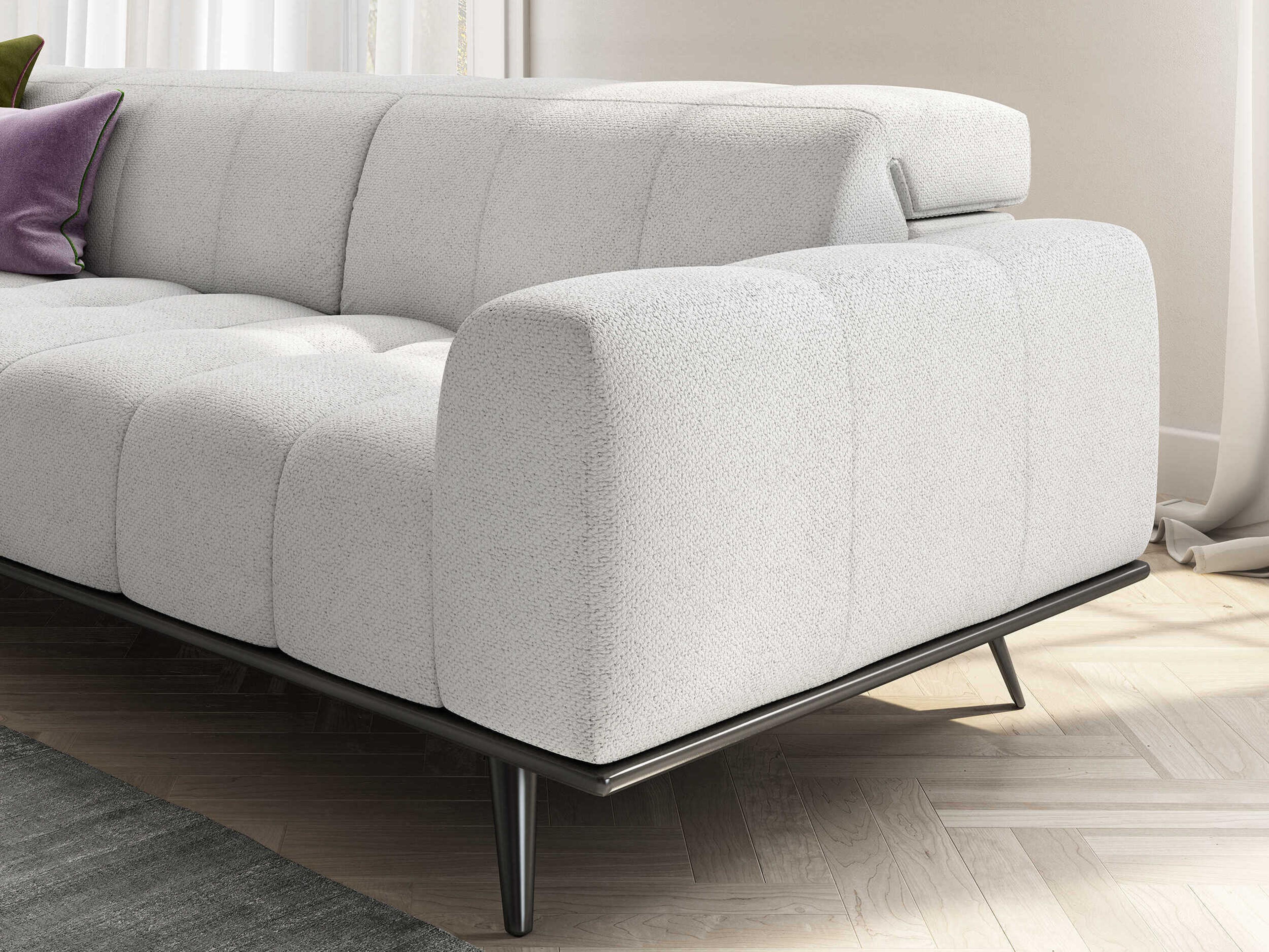 Natuzzi Editions Scacco Upholstered Sectional Sofa