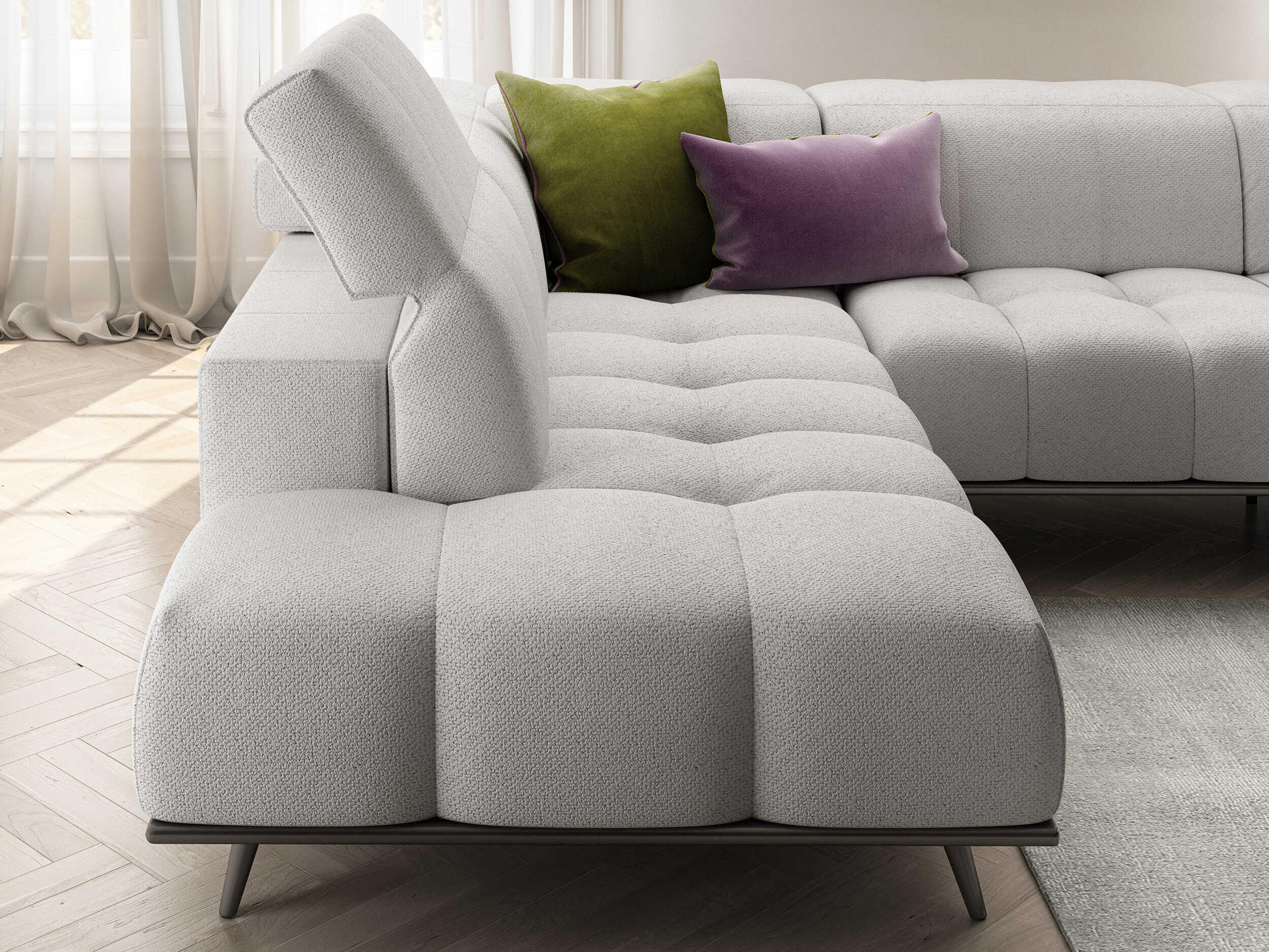 Natuzzi Editions Scacco Upholstered Sectional Sofa