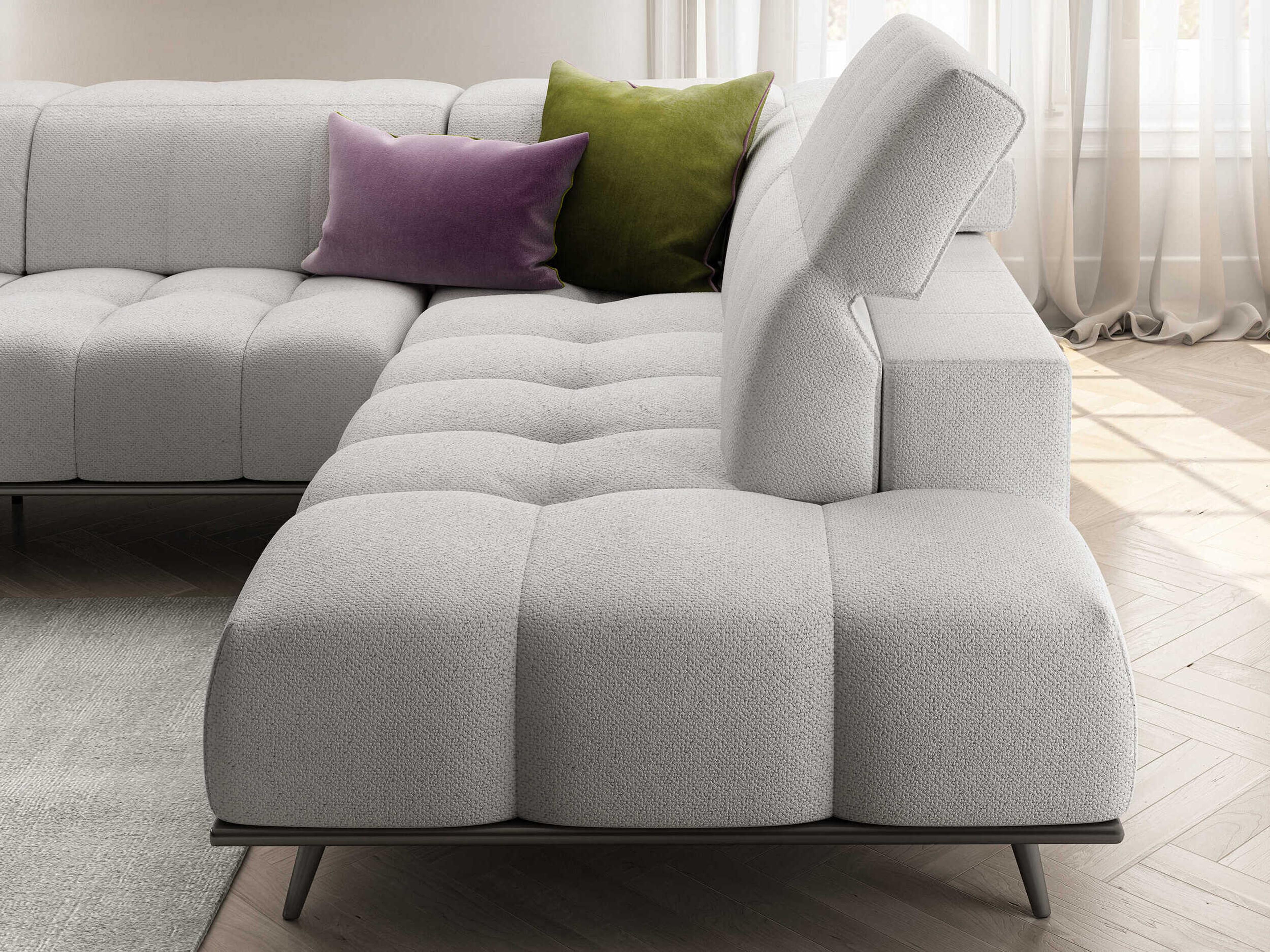 Natuzzi Editions Scacco Upholstered Sectional Sofa