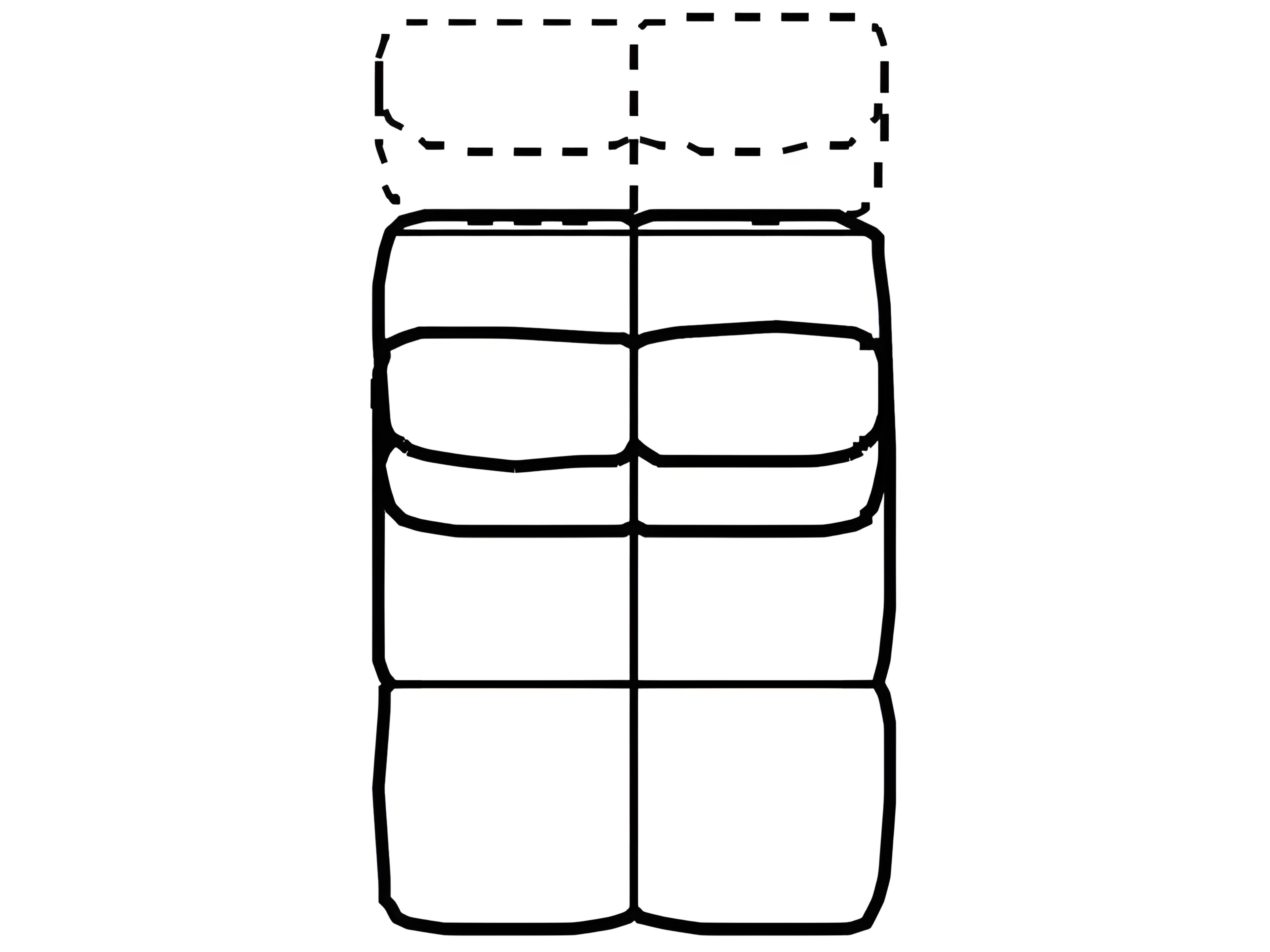 Roma Modular Chair with Adjustable Back