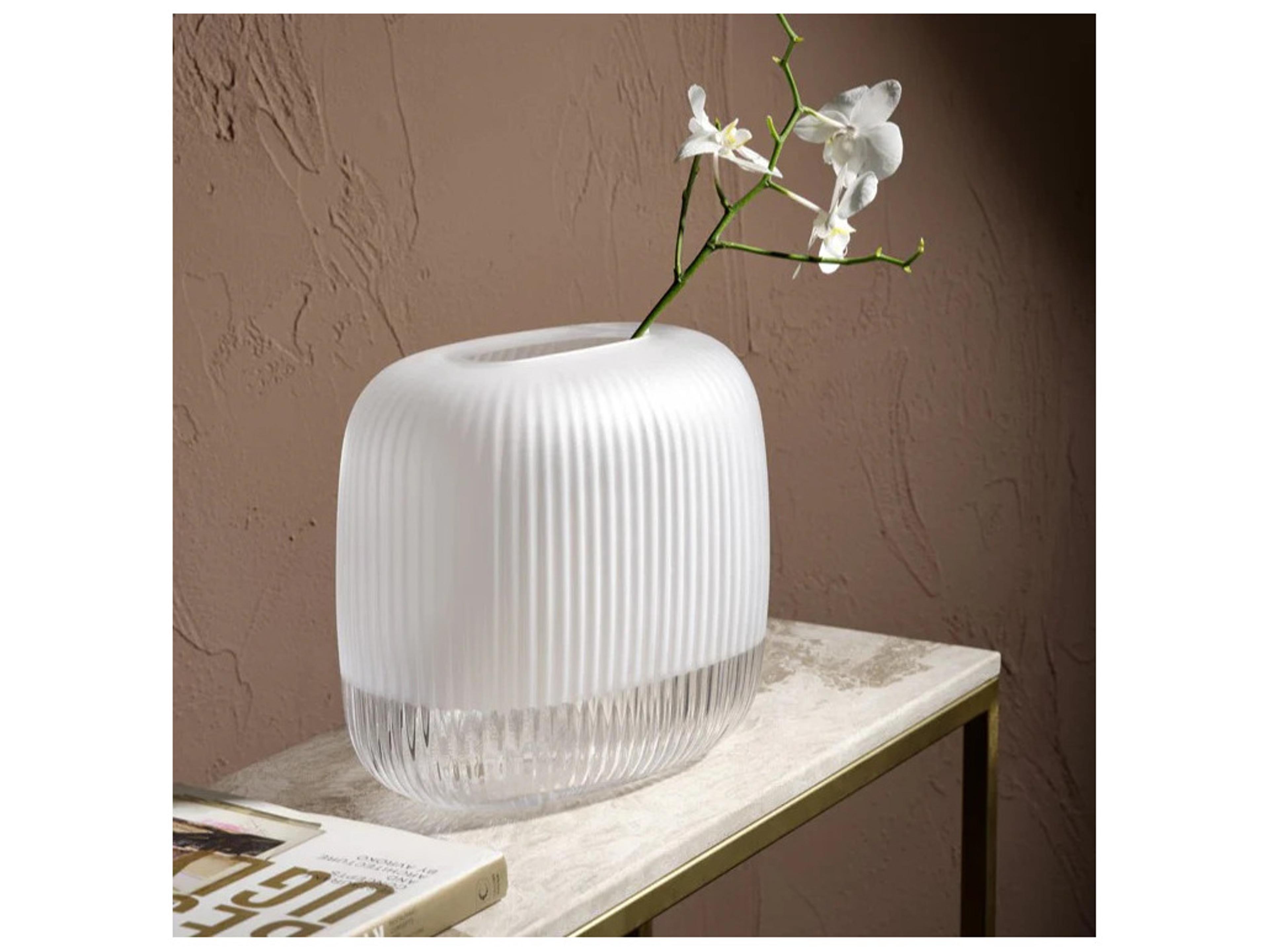 NUDE Omnia Clear Bey Half Vase