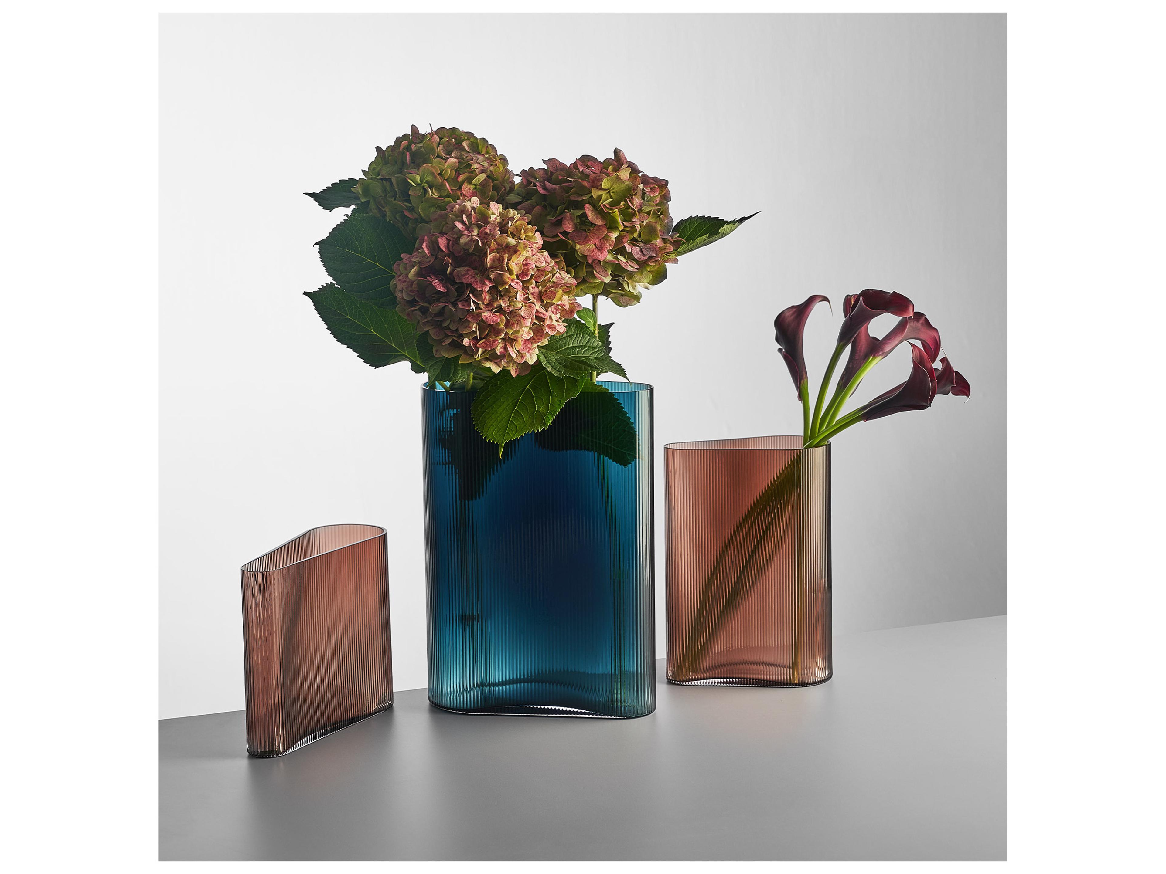 NUDE Mist Petroleum Green Tall Vase