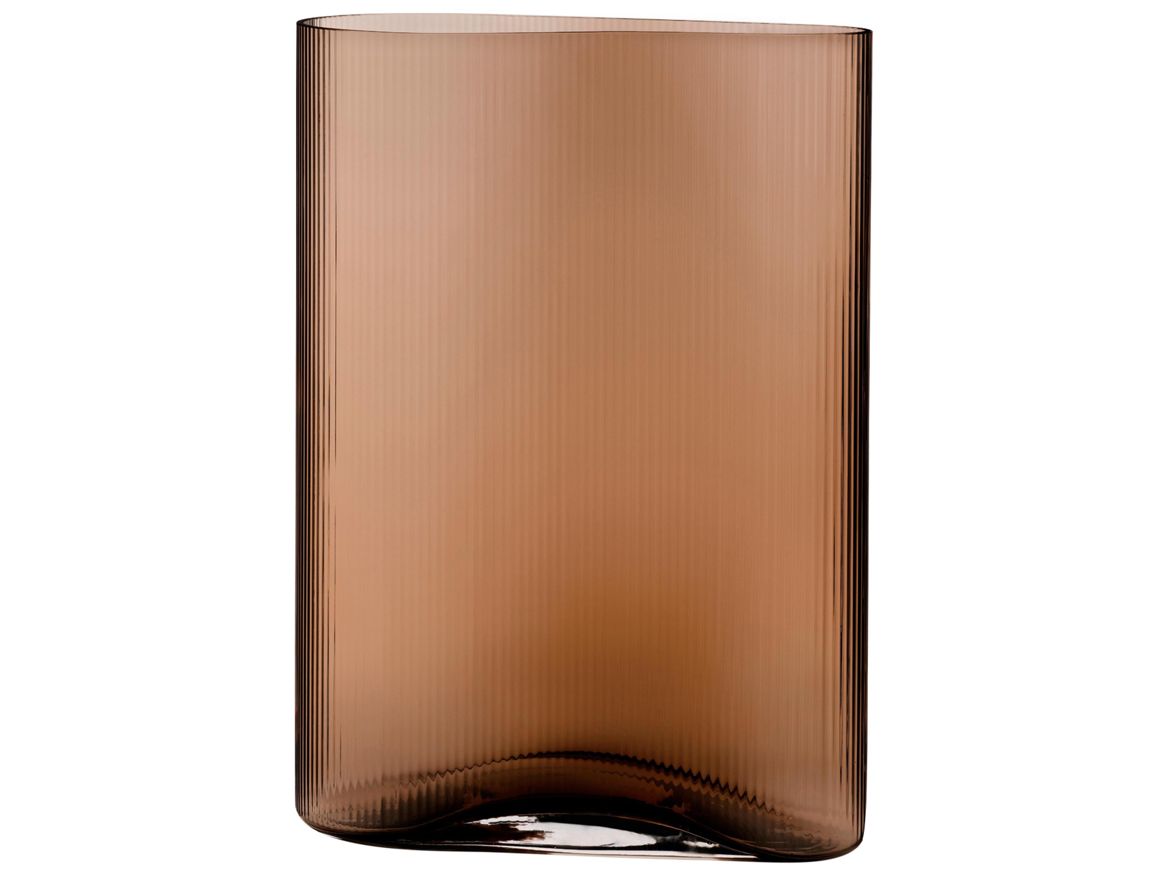 Mist Tall Vase in Caramel Modern Decor
