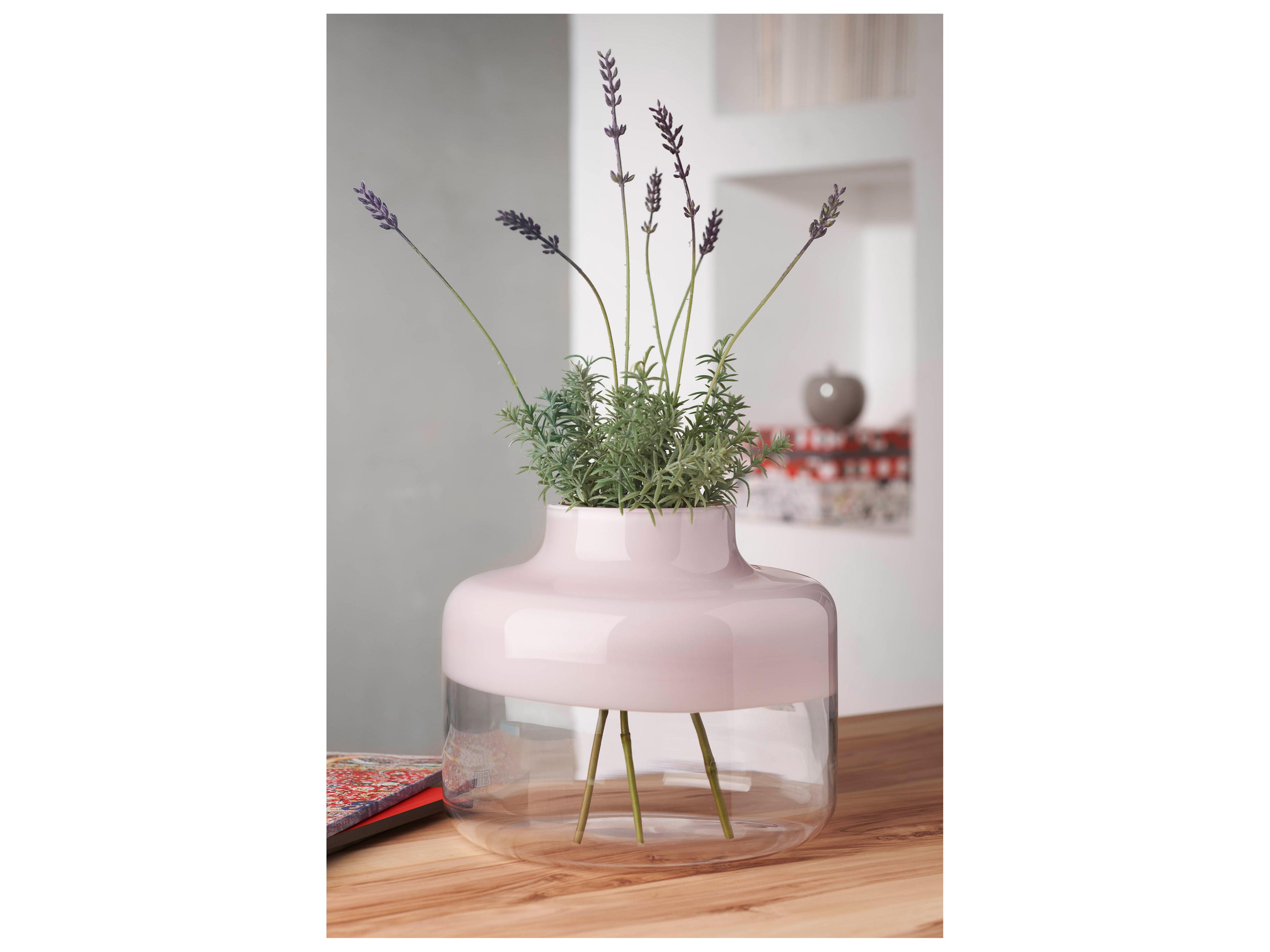 NUDE Magnolia Opal Pink Clear Vase