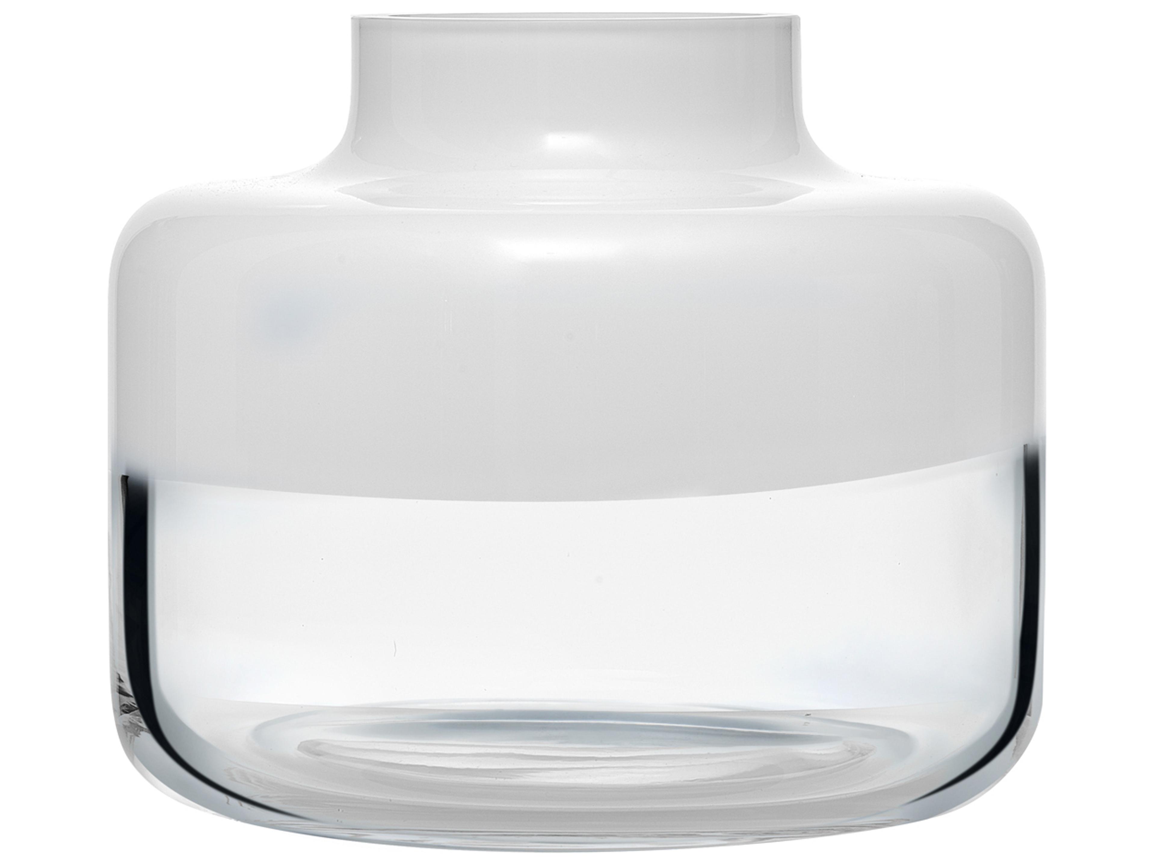 Magnolia Opal White Clear Vase