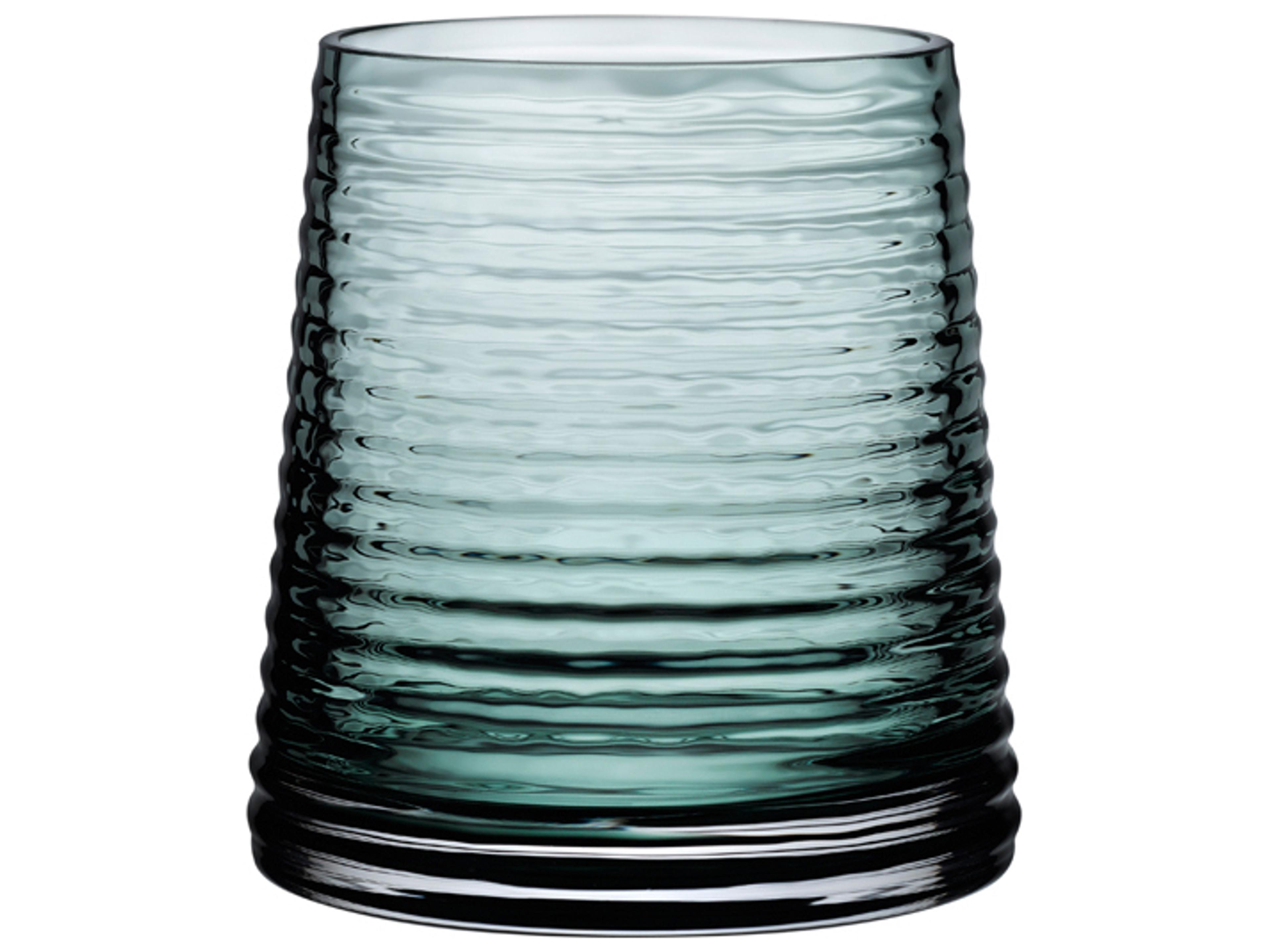 Poem Green Water Glass Set of 2