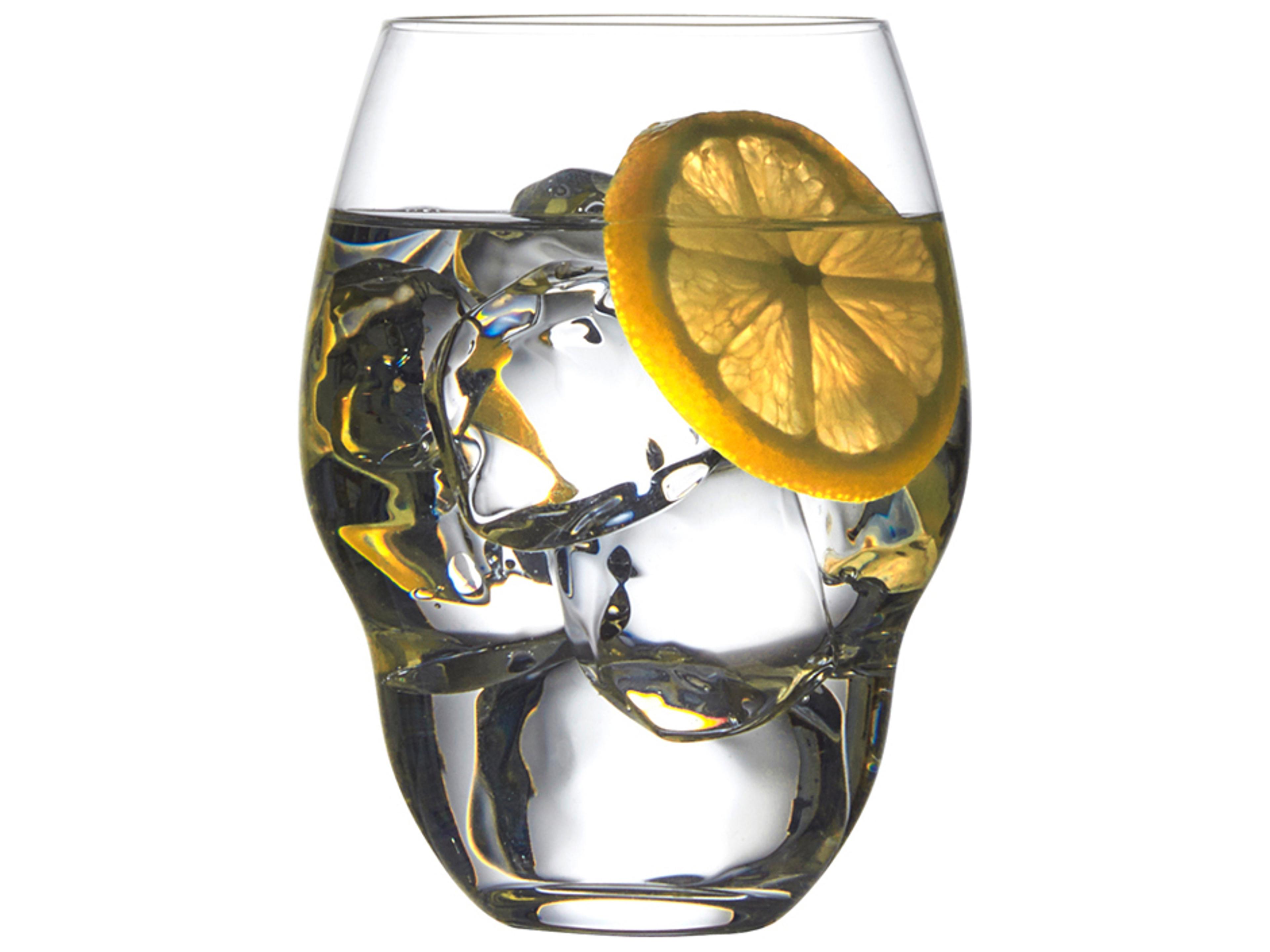 NUDE Heads Up Clear Water Glass Set of 2