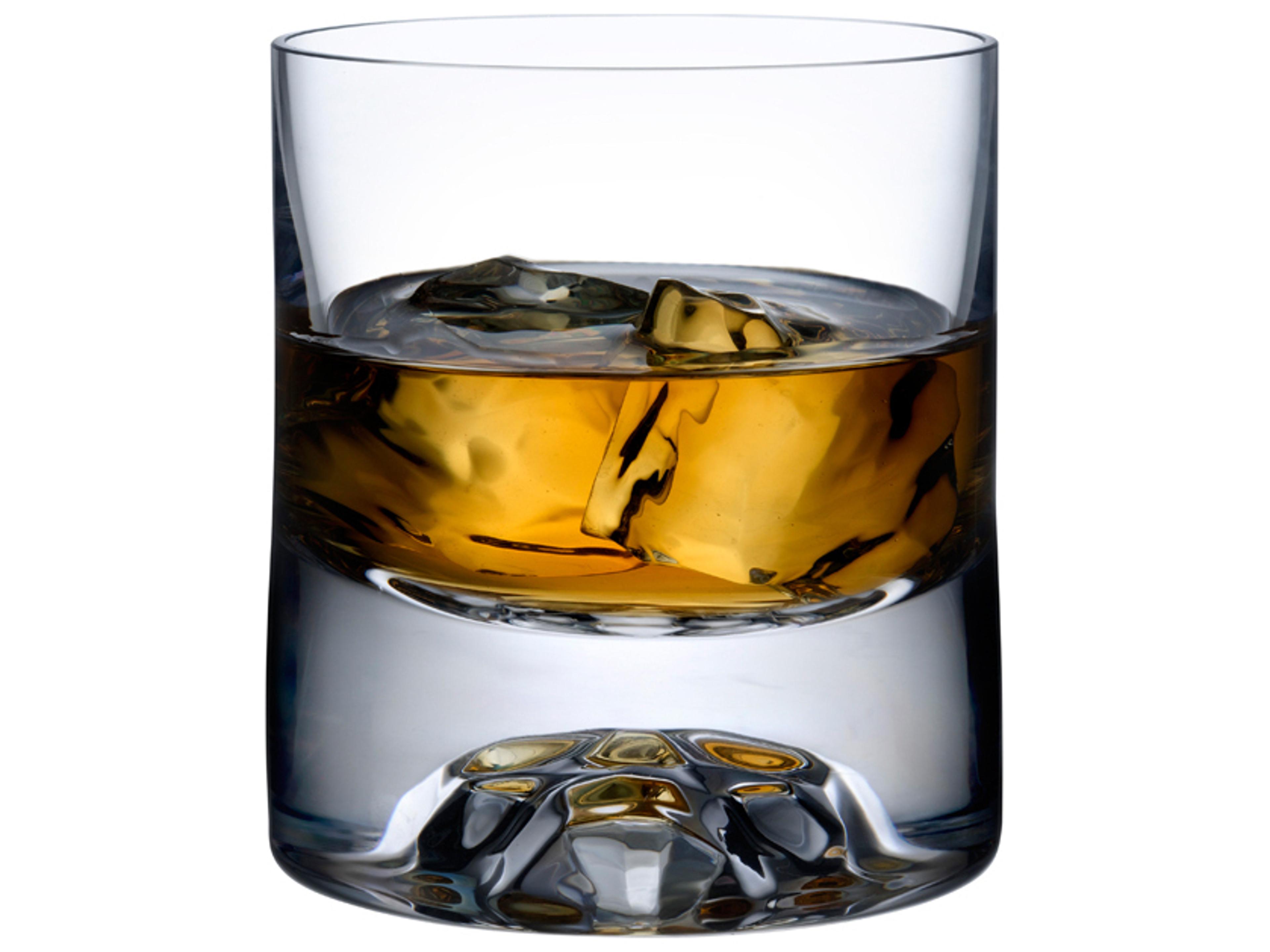 NUDE Shade Clear Whiskey Glass Set of 2