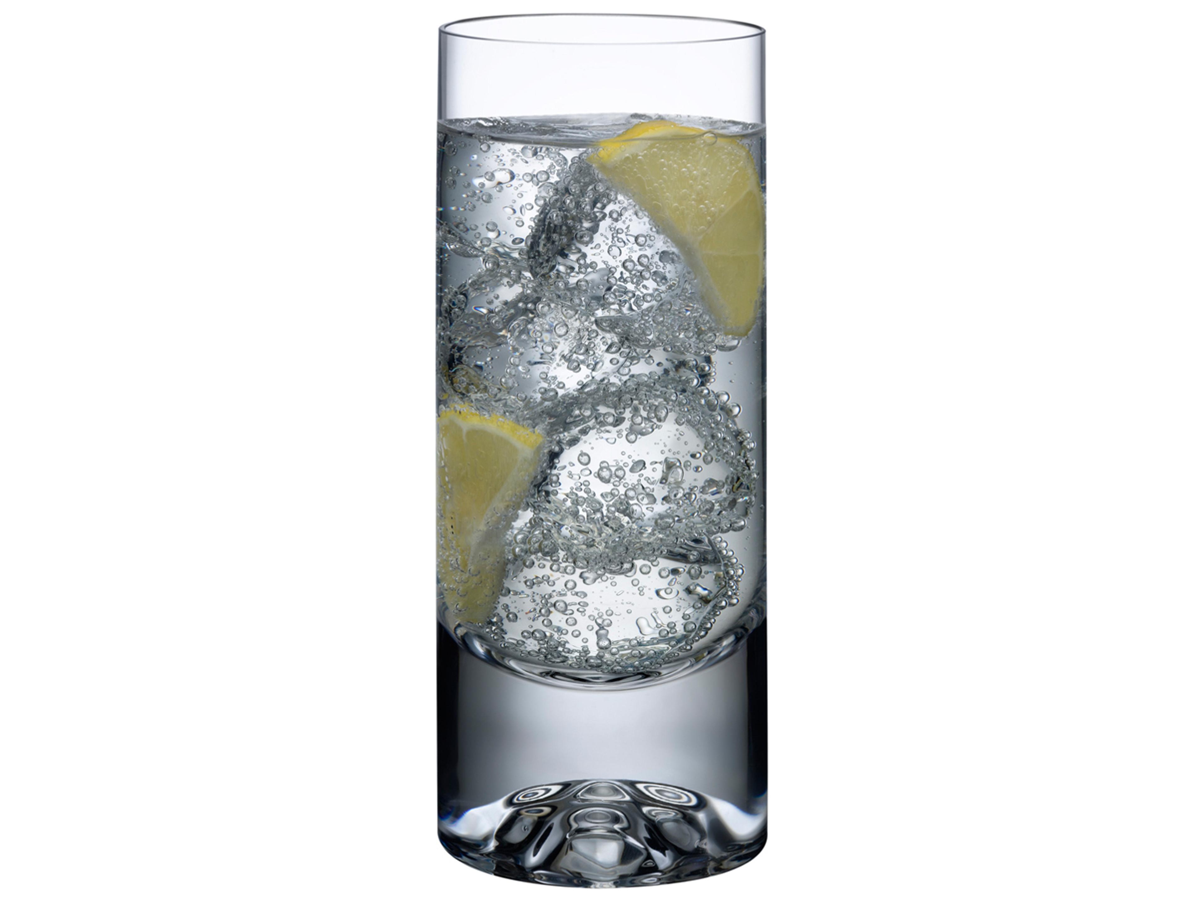 NUDE Shade Clear High Ball Glass Set of 4